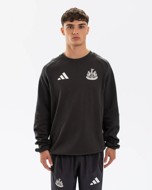 Newcastle United adidas Tiro Travel Grey Sweatshirt