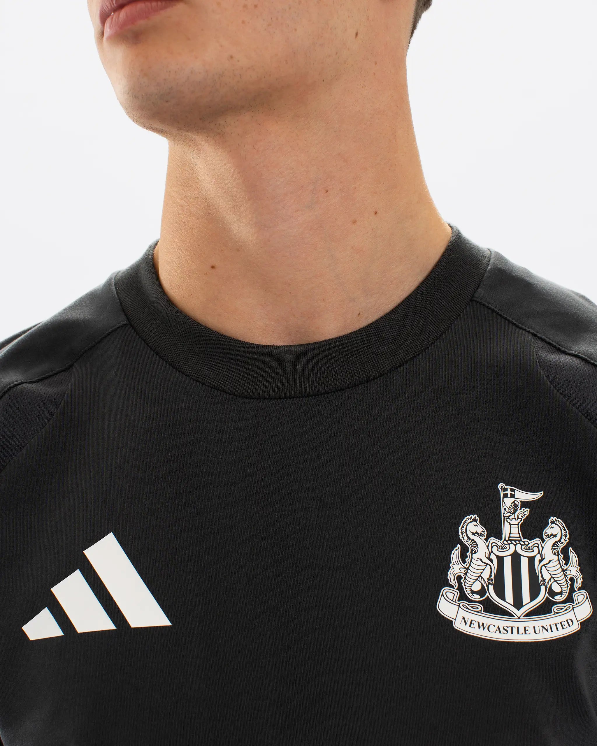 Newcastle United adidas Tiro Travel Grey T-Shirt