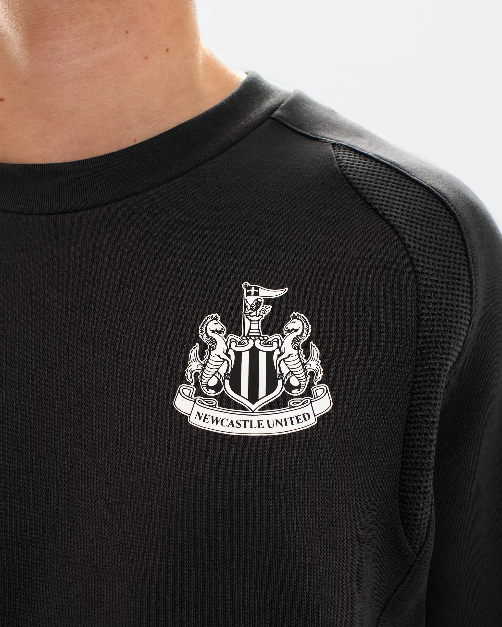 Newcastle United adidas Tiro Travel Grey Sweatshirt