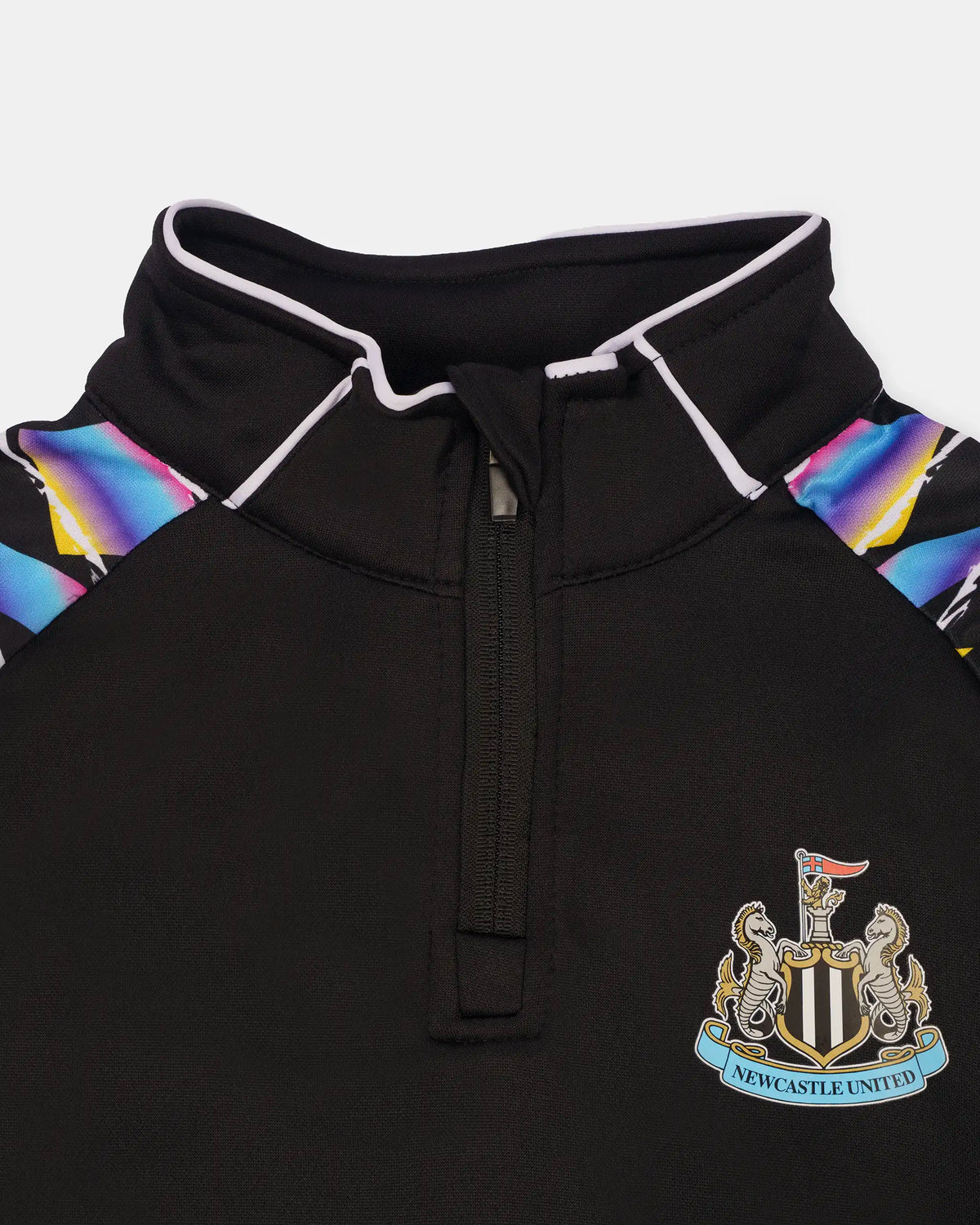 Newcastle United Kids' Multi Patterned 1/4 Zip