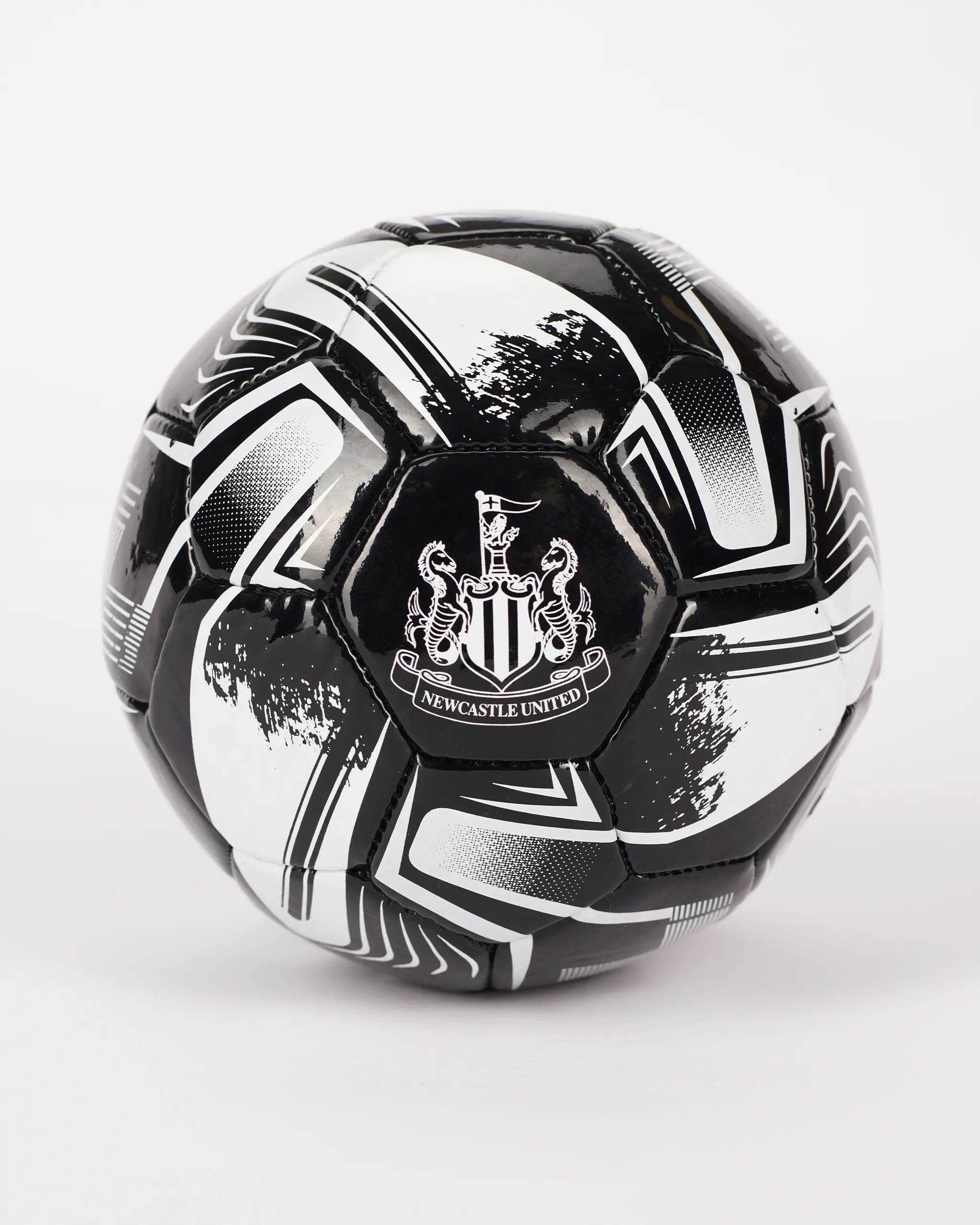 Newcastle United Size 5 Black and White Football