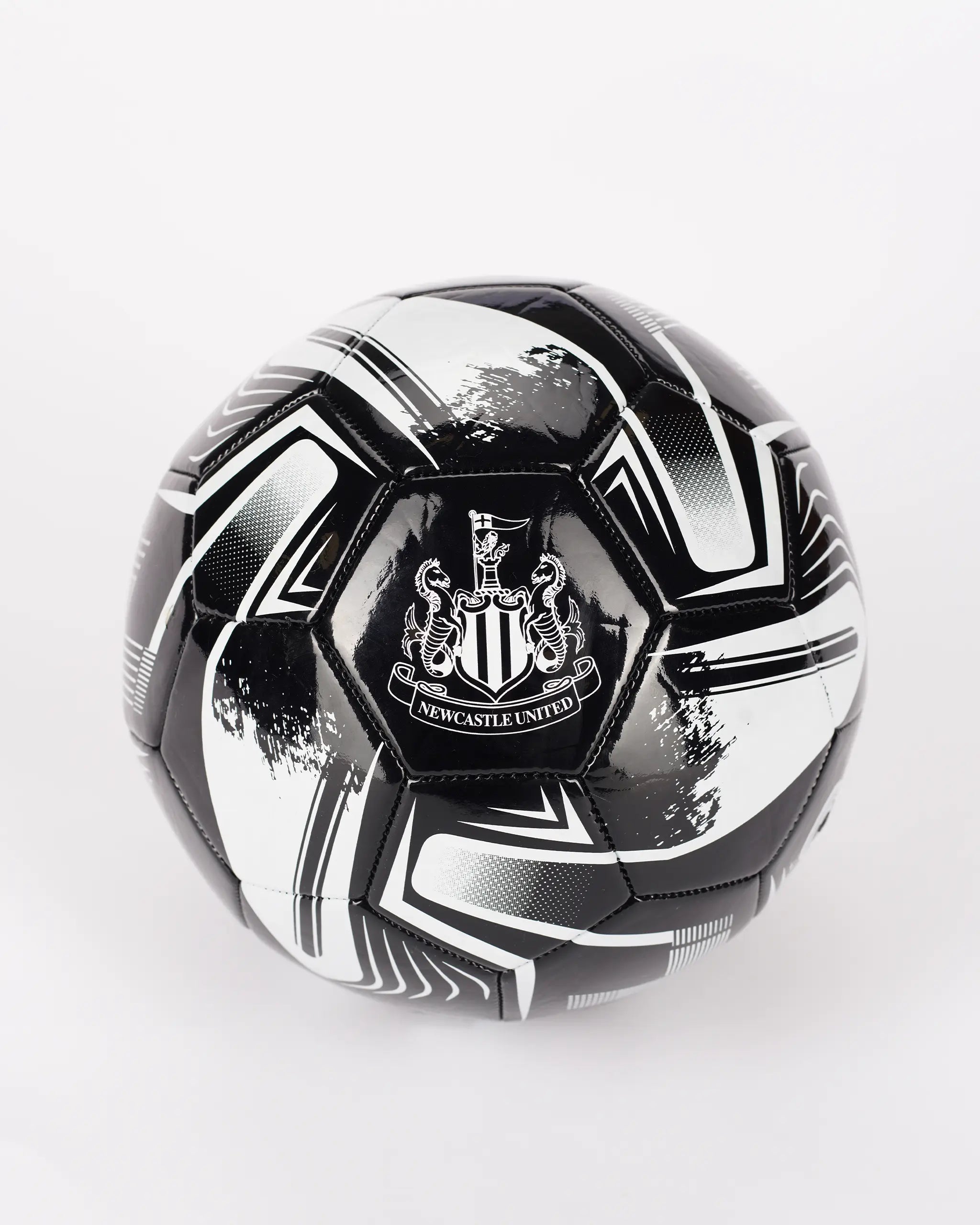 Newcastle United Size 1 Black and White Football