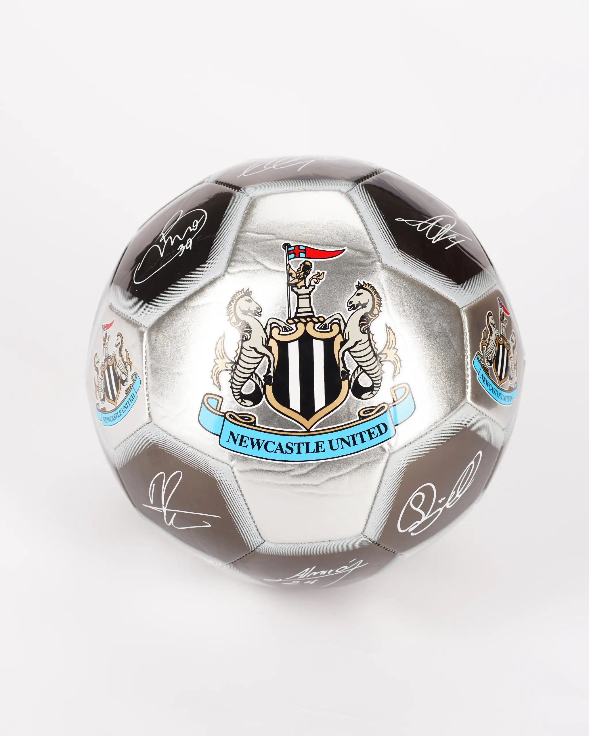 Newcastle United Size 1 Metallic Signature Football