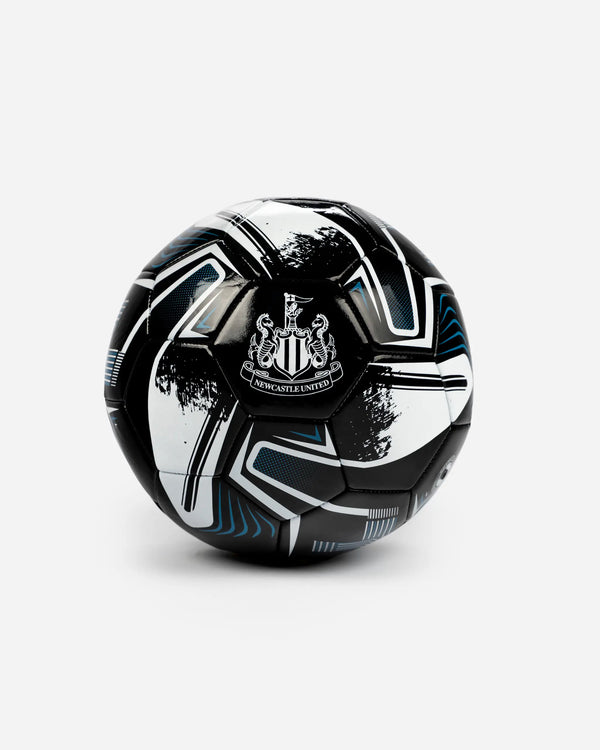 Newcastle United Size 5 Black Turbine Football