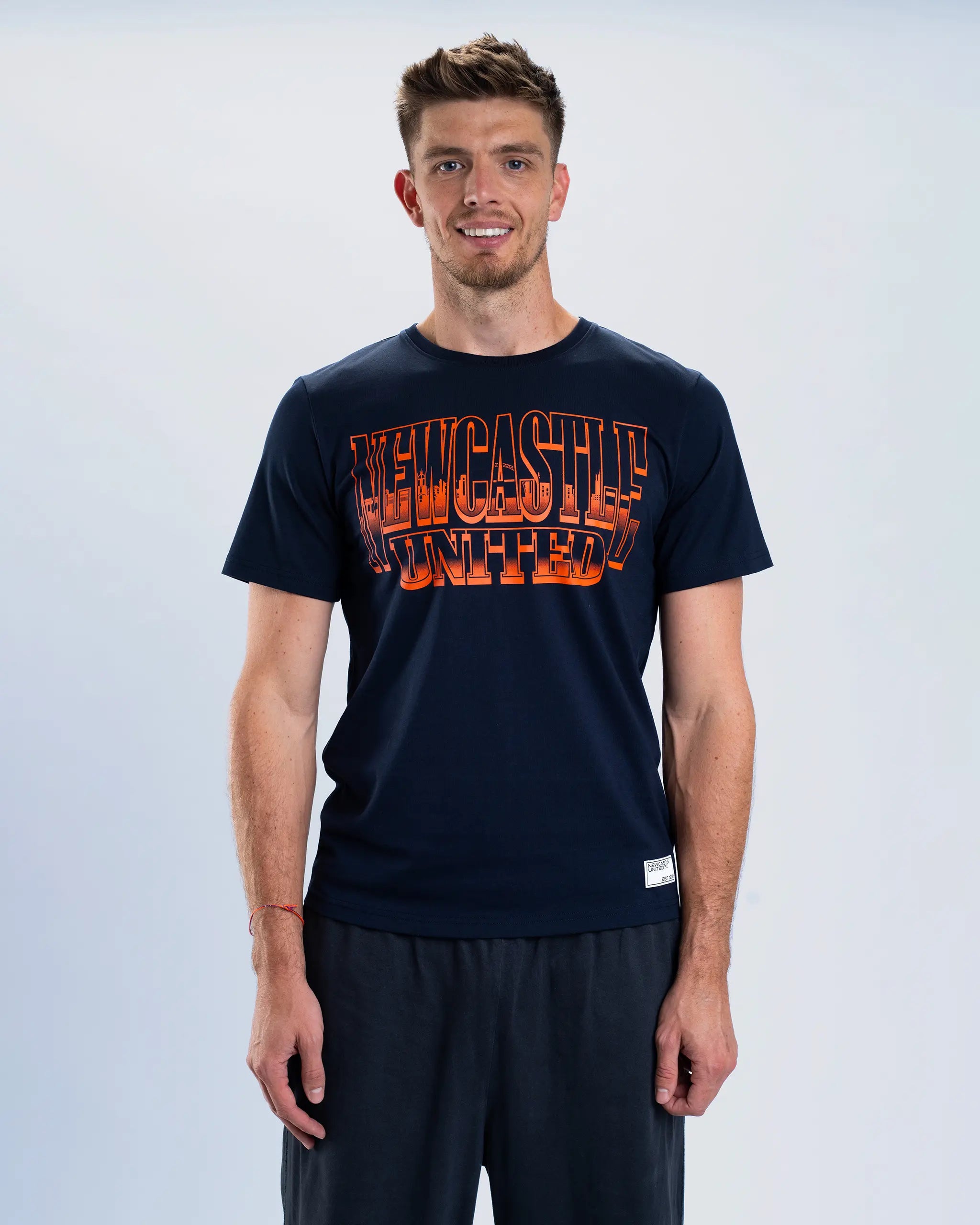 Newcastle United Navy Graphic T-Shirt