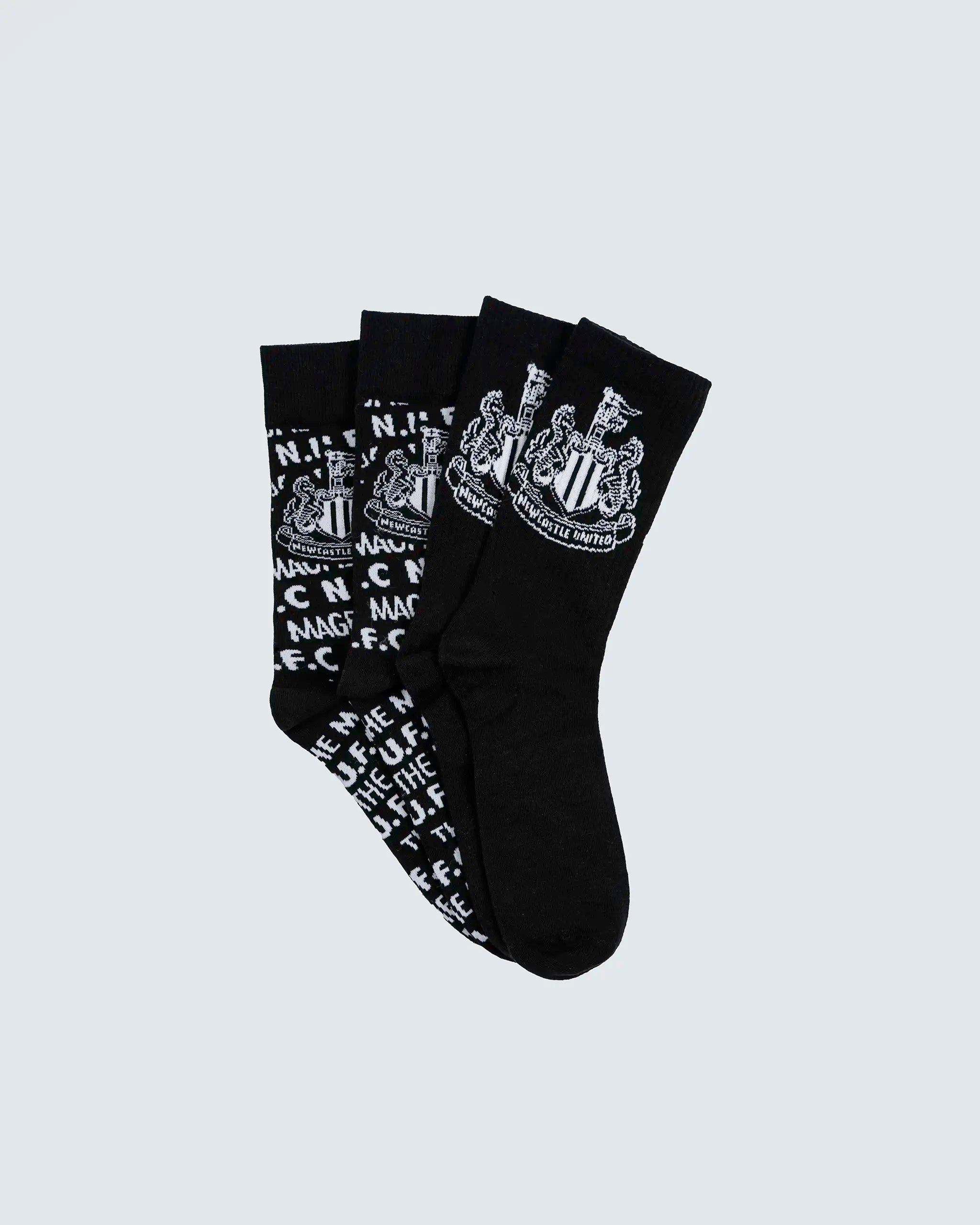 Newcastle United 2 Pack Socks