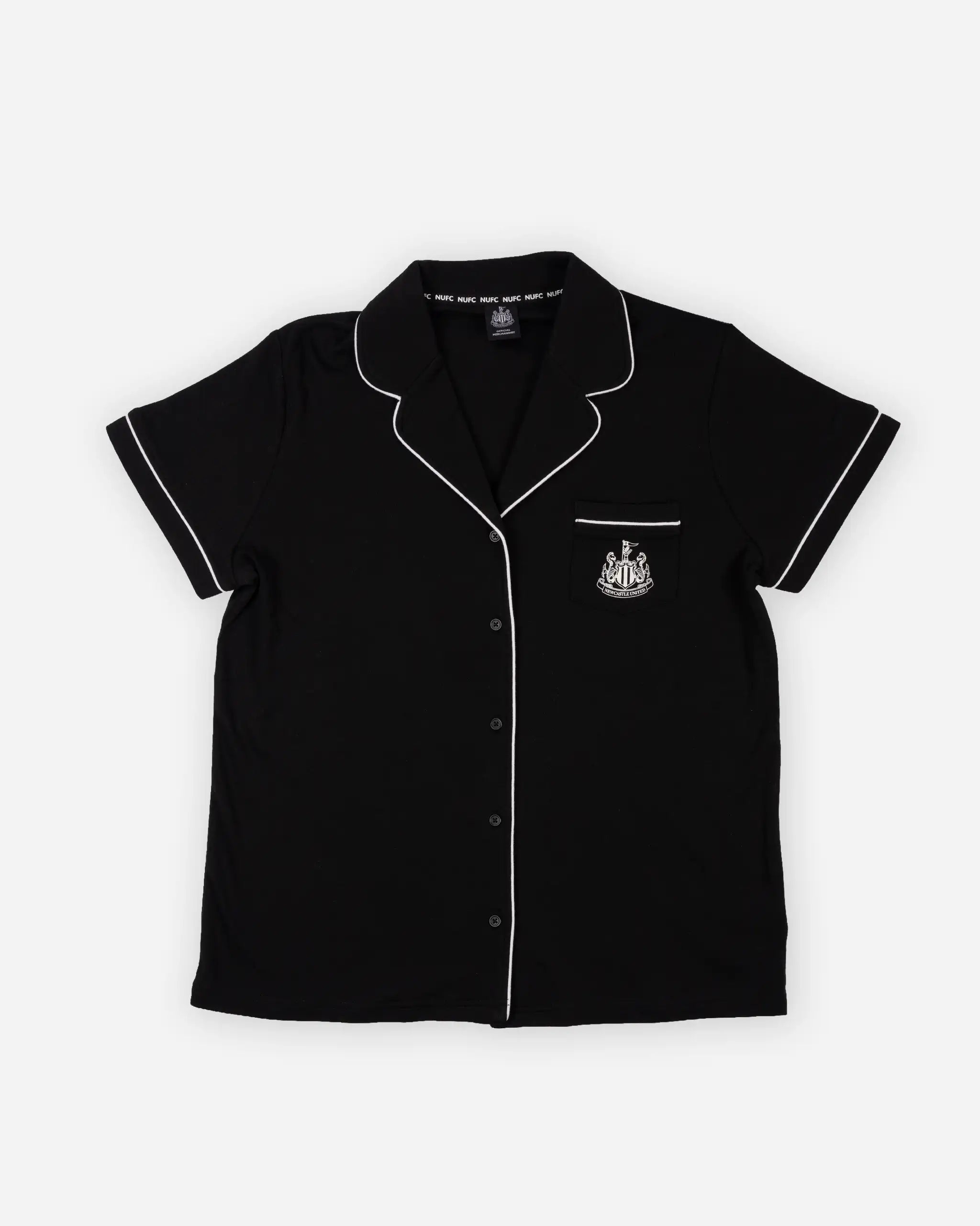 Newcastle United Women's Black Short Pyjama Set