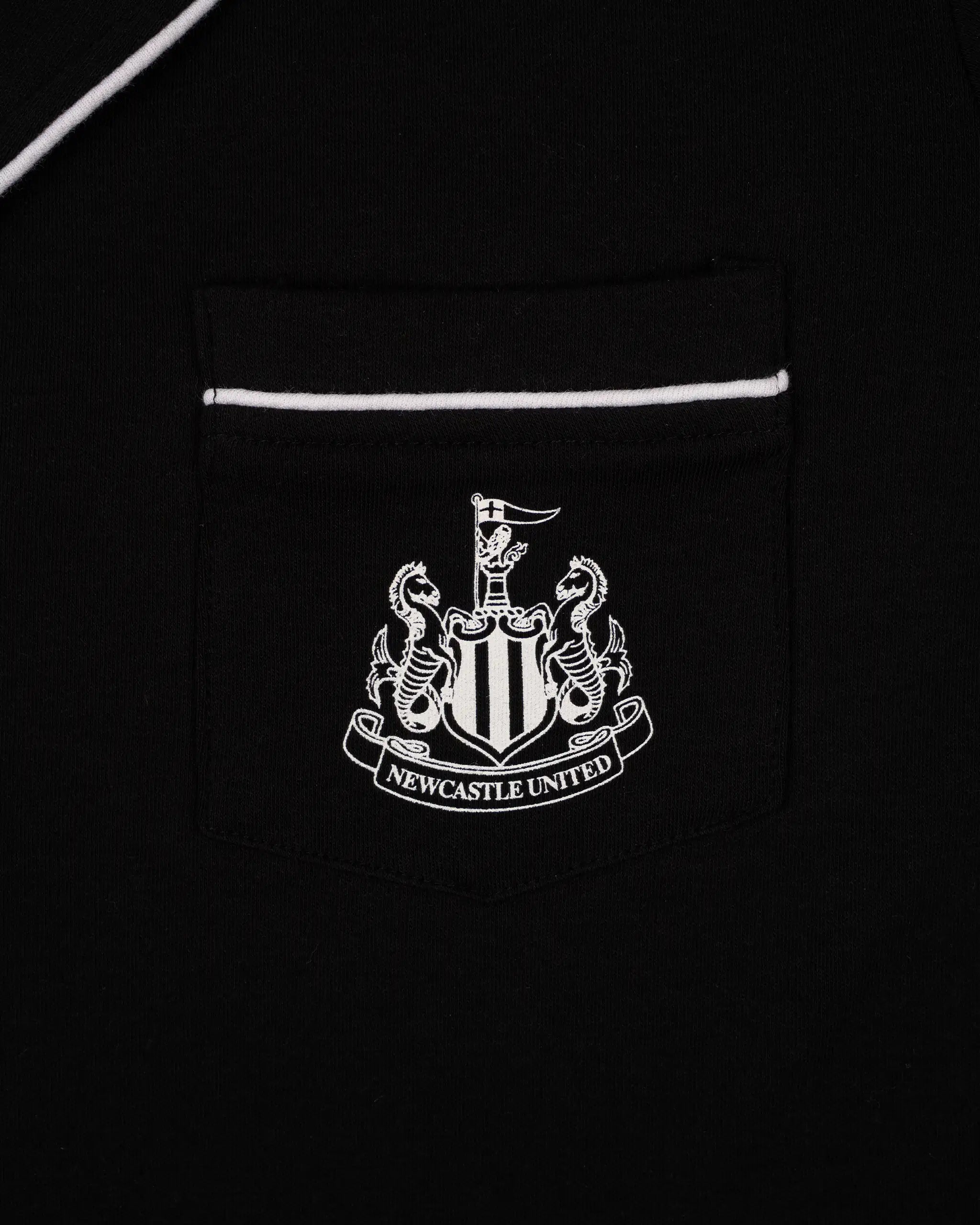 Newcastle United Women's Black Short Pyjama Set