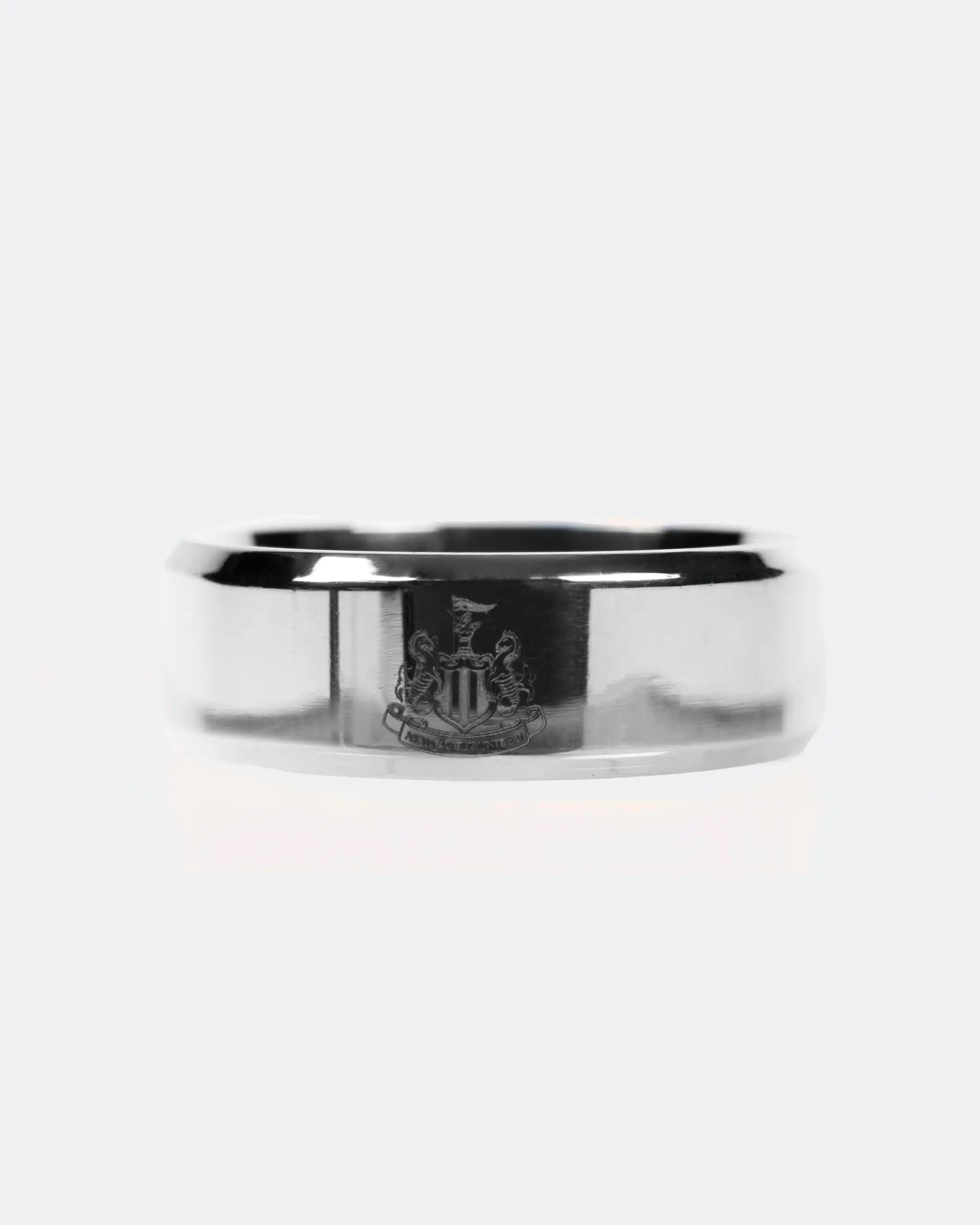 Newcastle United Stainless Steel Crest Ring