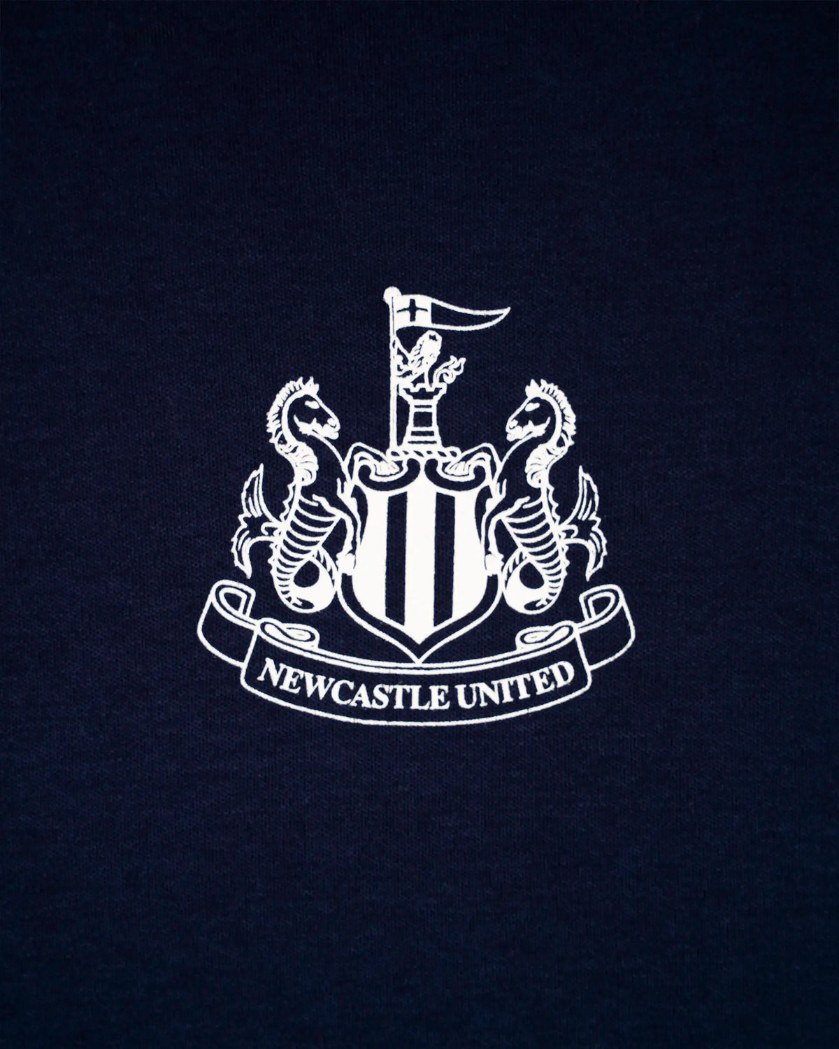 Newcastle United Men's Navy Check Long Pyjama Set