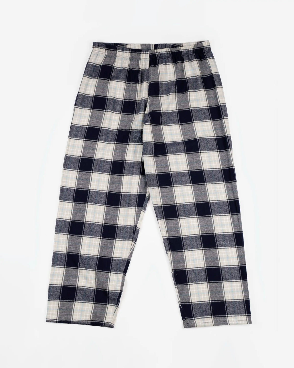 Newcastle United Men's Navy Check Long Pyjama Set