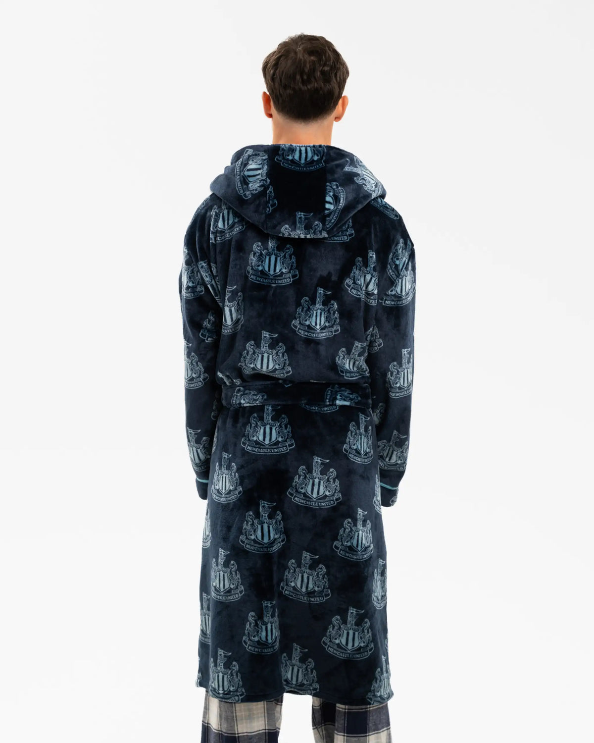 Newcastle United Adult's Blue Crest Dressing Gown