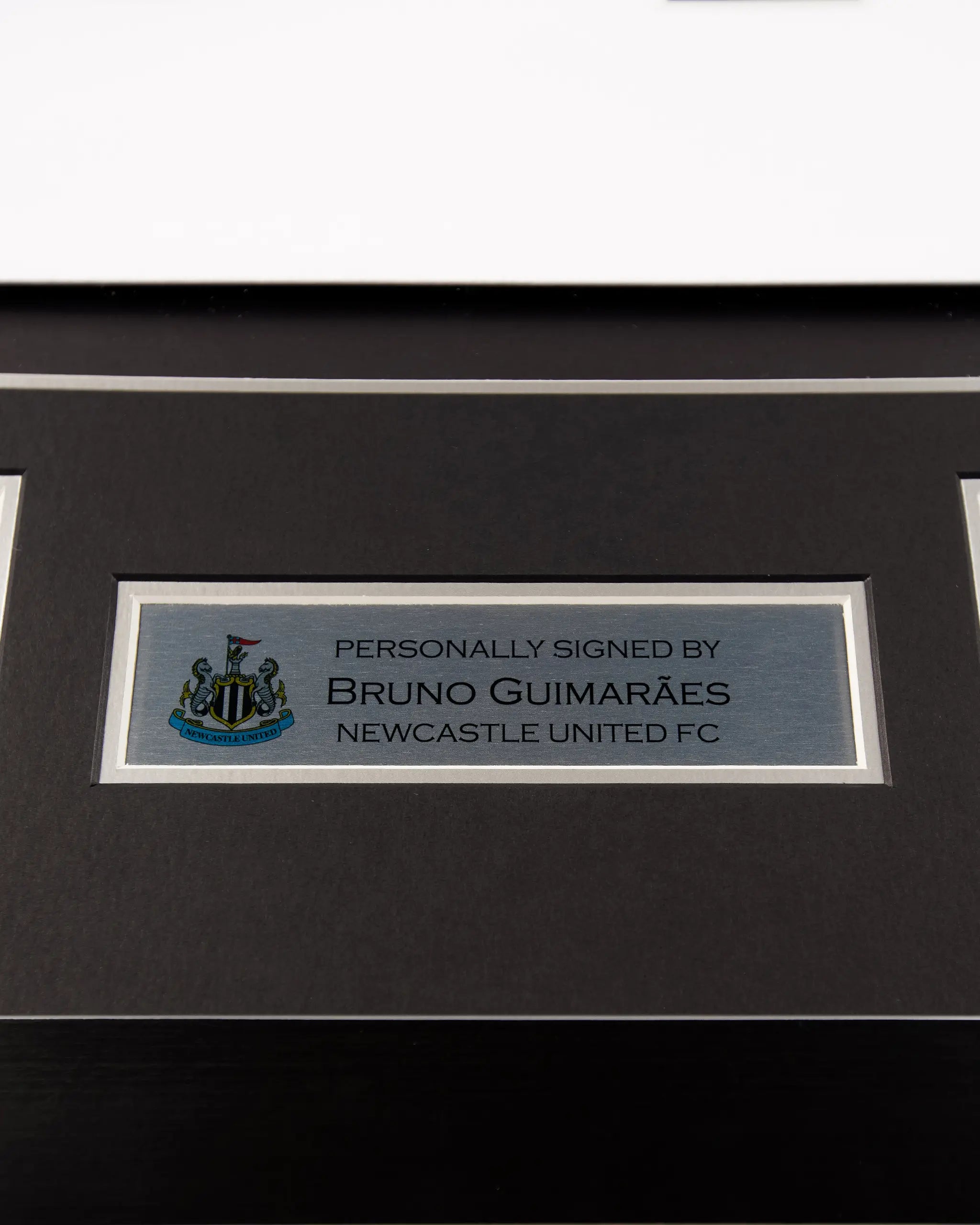 Newcastle United 24/25 Home Framed Signed Shirt BRUNO G.