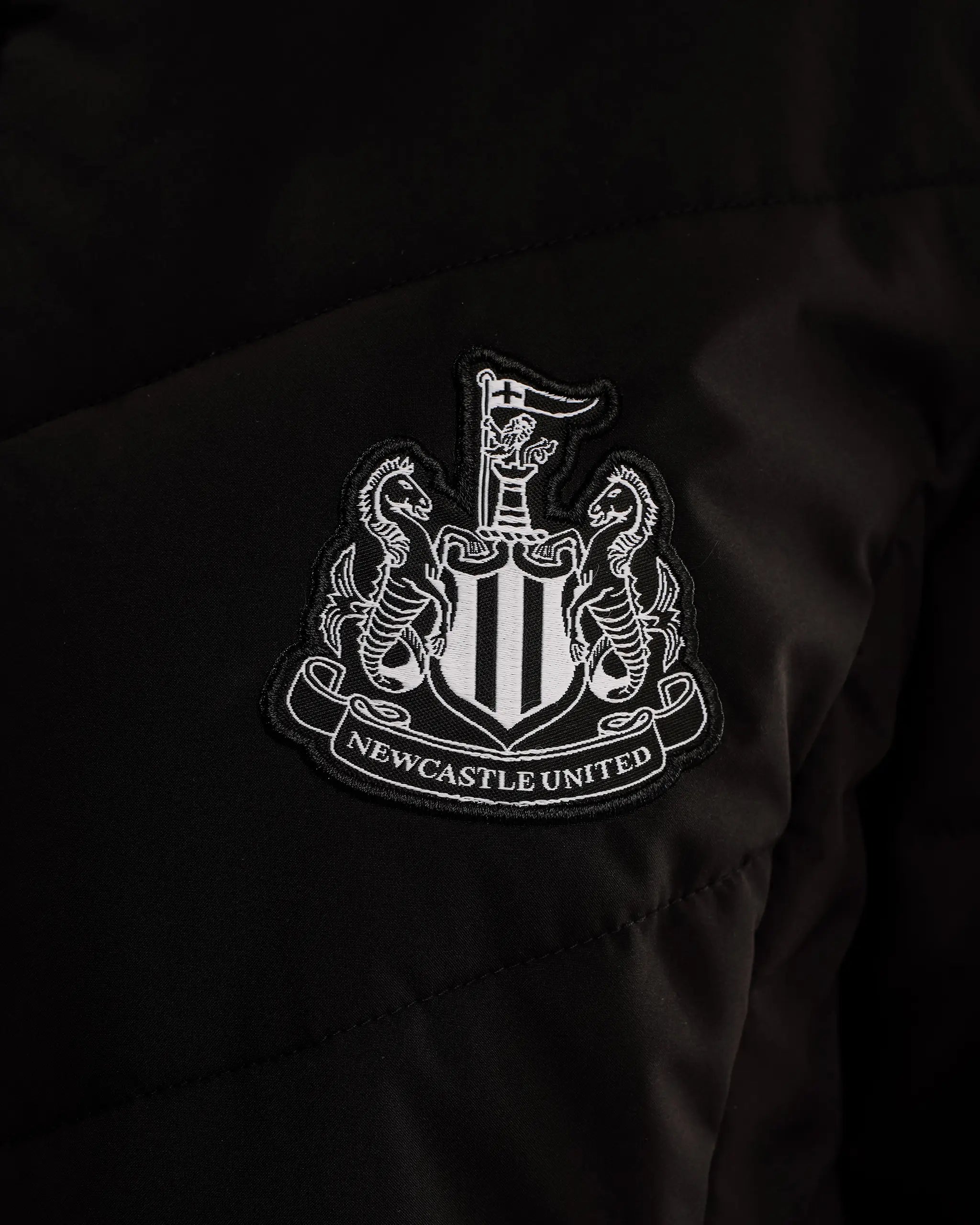 Newcastle United Women's Black Longline Jacket