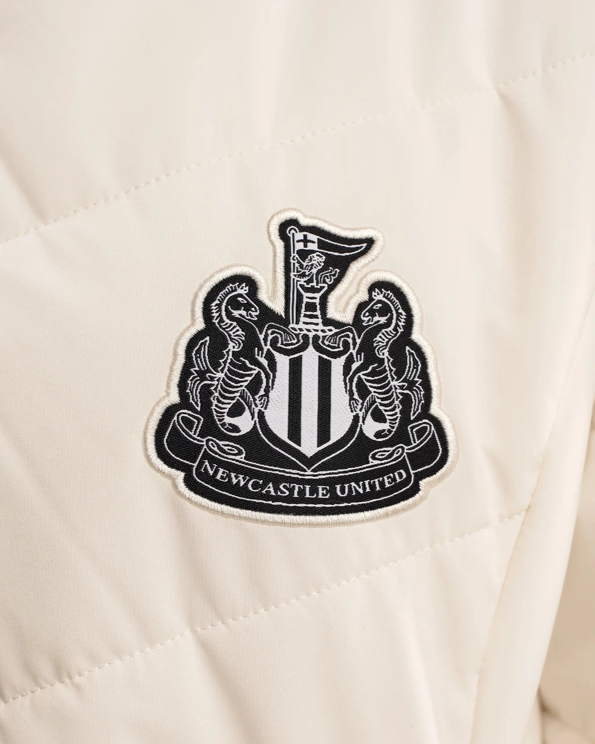 Newcastle United Women's White Longline Jacket