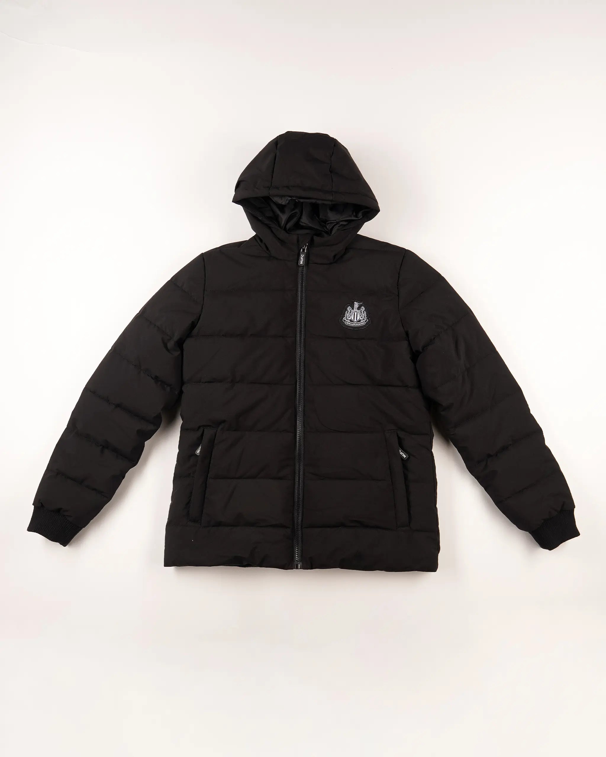 Newcastle United Kids' Black Puffer Jacket