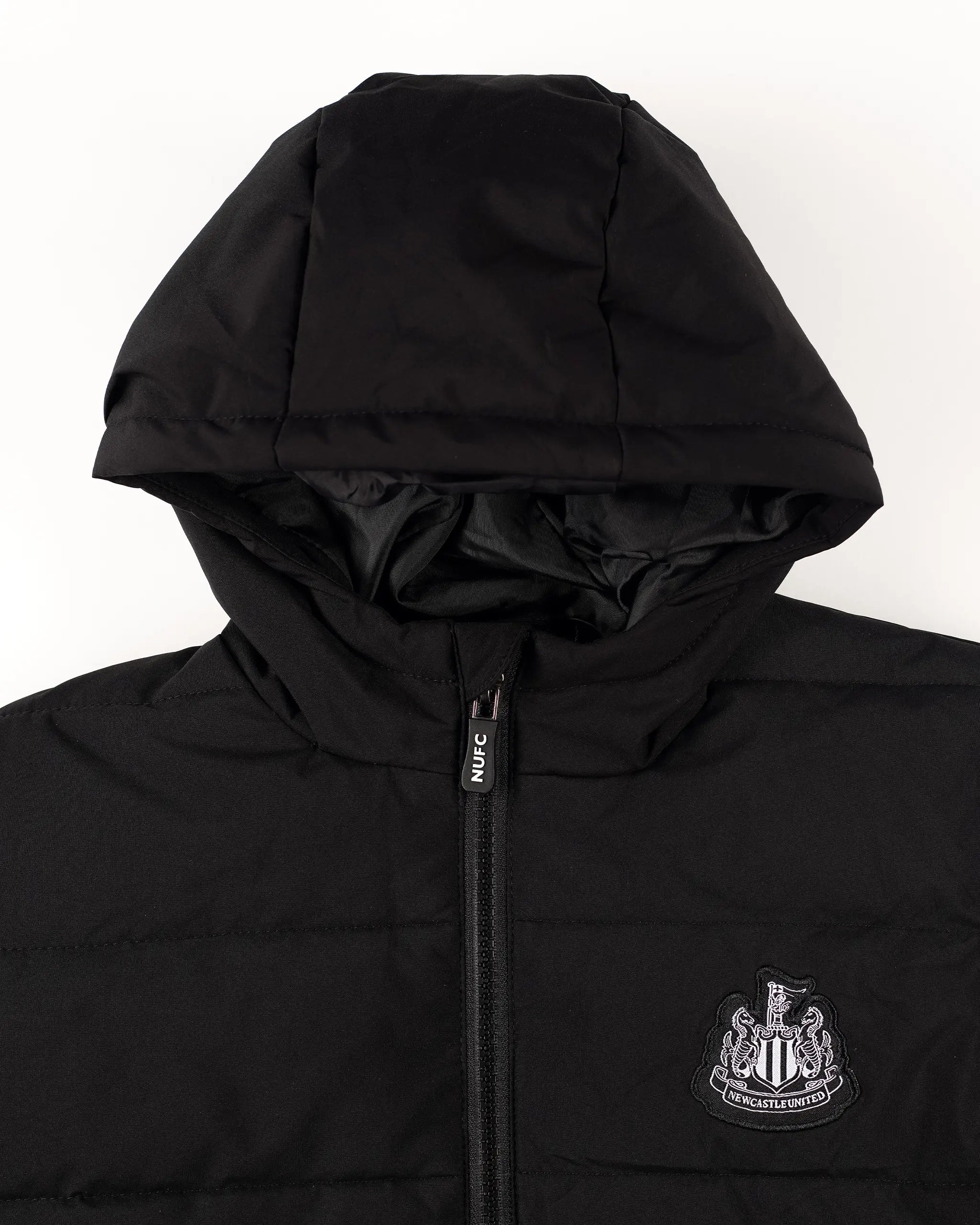 Newcastle United Kids' Black Puffer Jacket