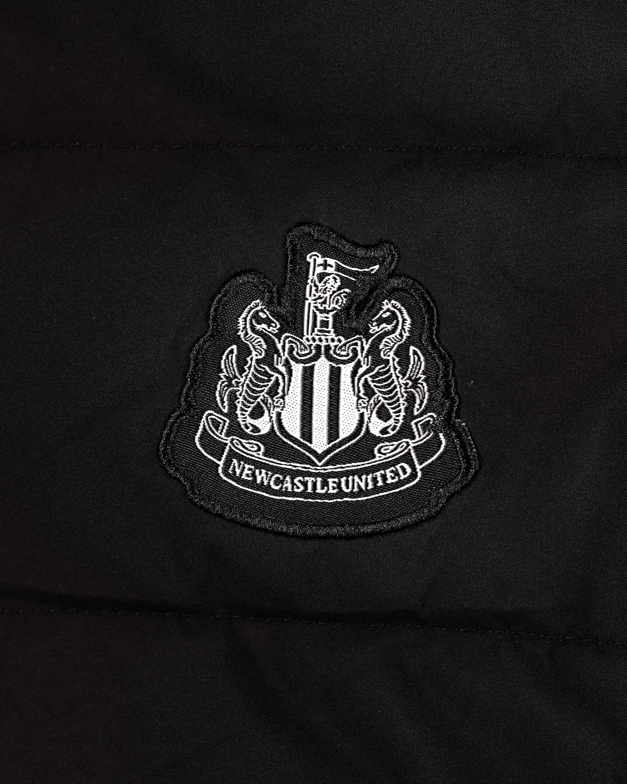 Newcastle United Kids' Black Puffer Jacket