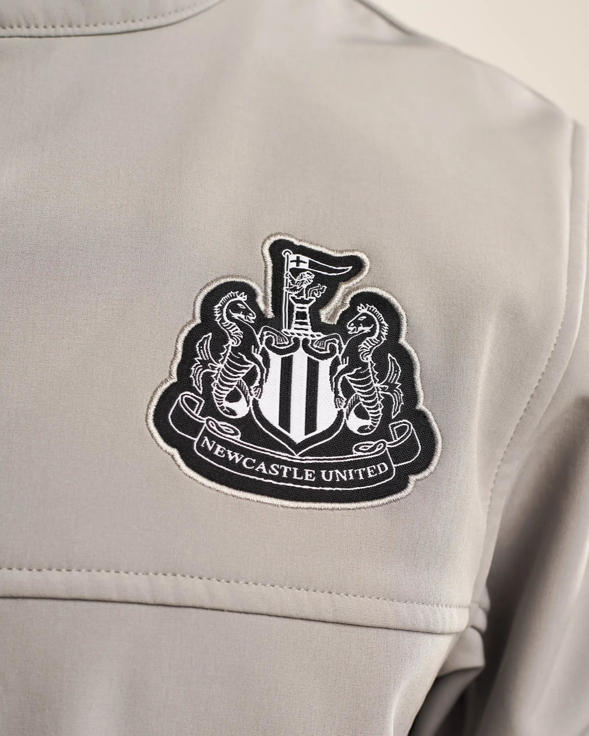 Newcastle United Men's Grey Softshell Jacket