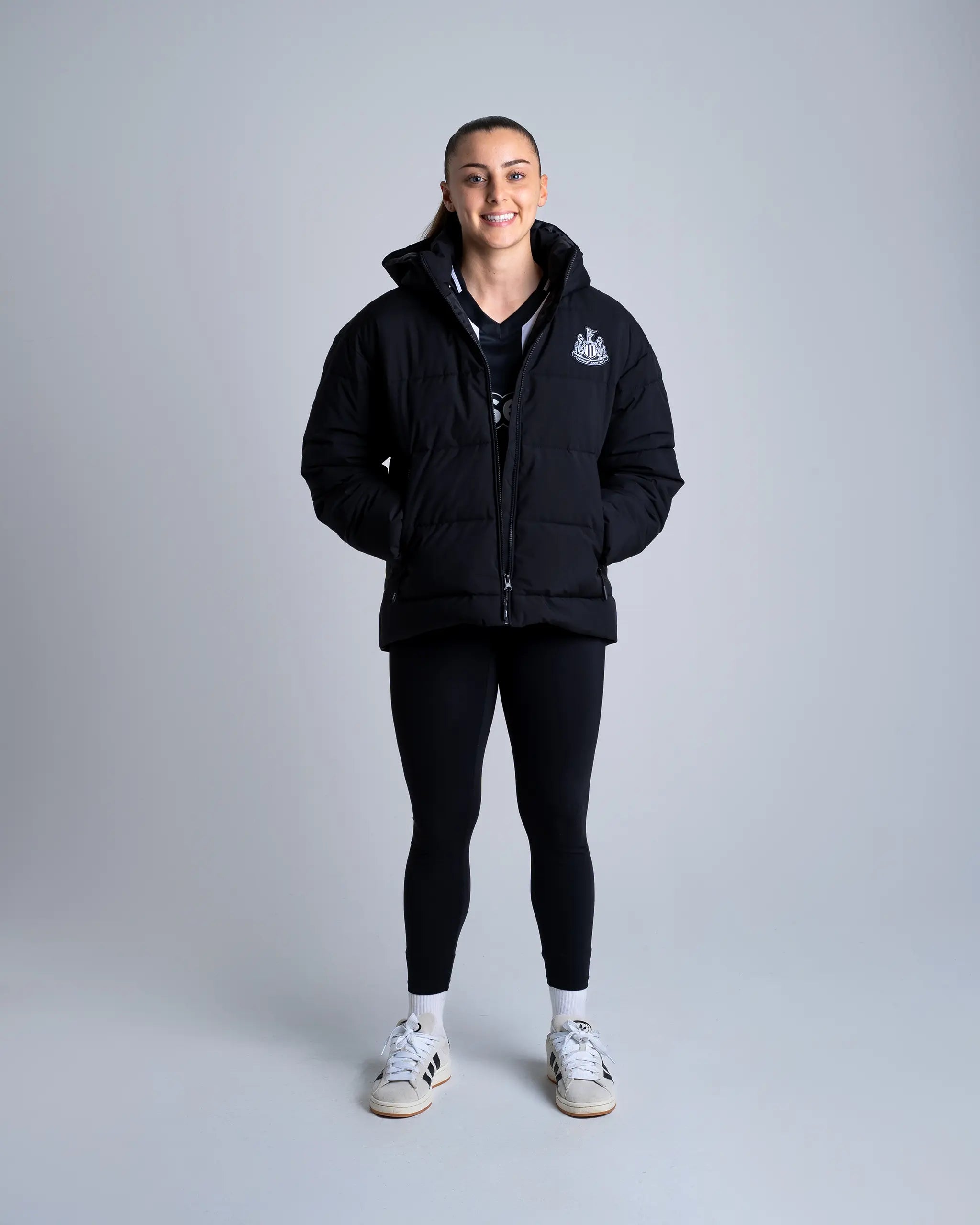 Newcastle United Women's Black Padded Jacket