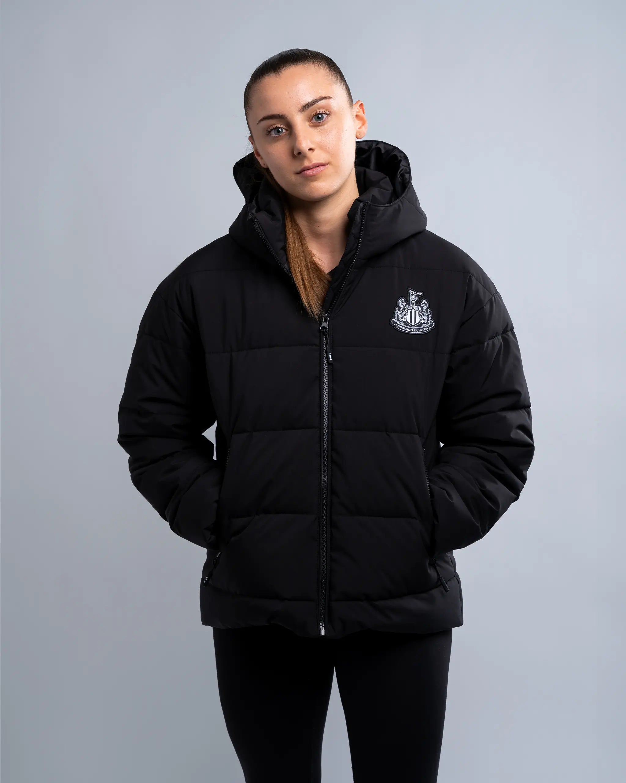 Newcastle United Women's Black Padded Jacket