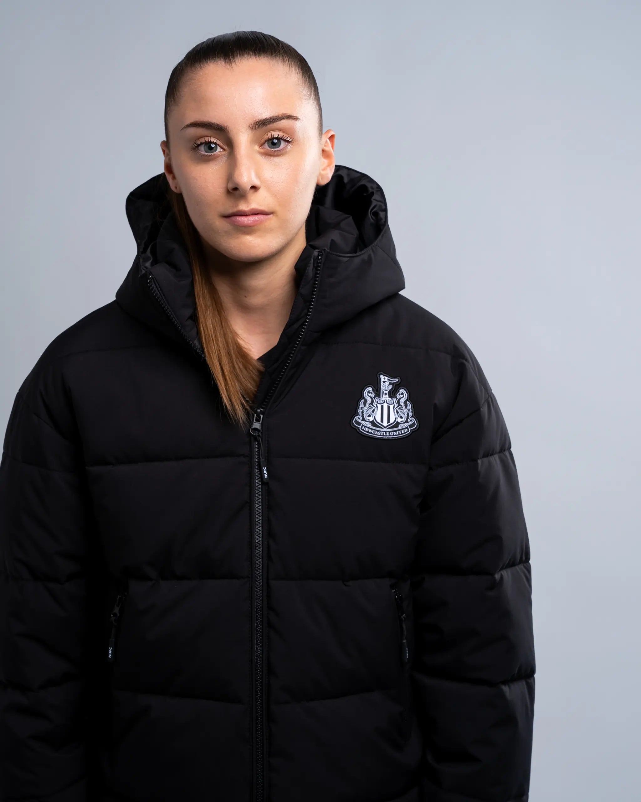 Newcastle United Women's Black Padded Jacket