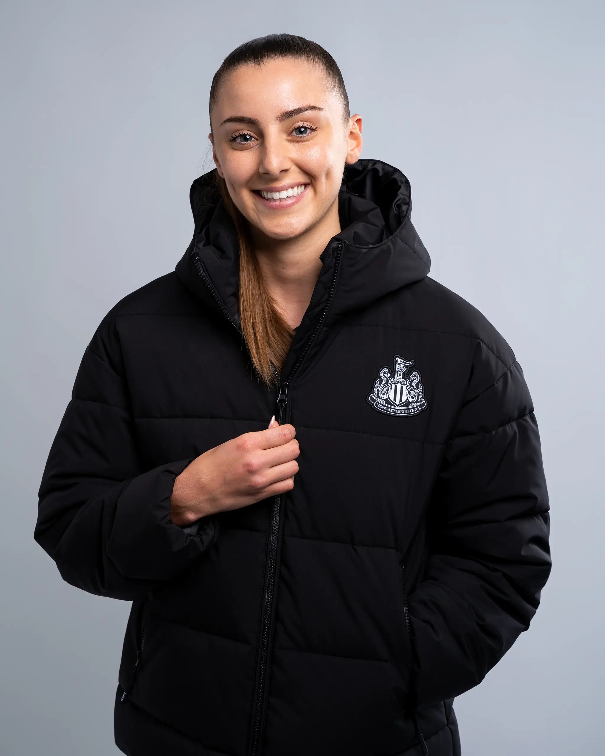 Newcastle United Women's Black Padded Jacket