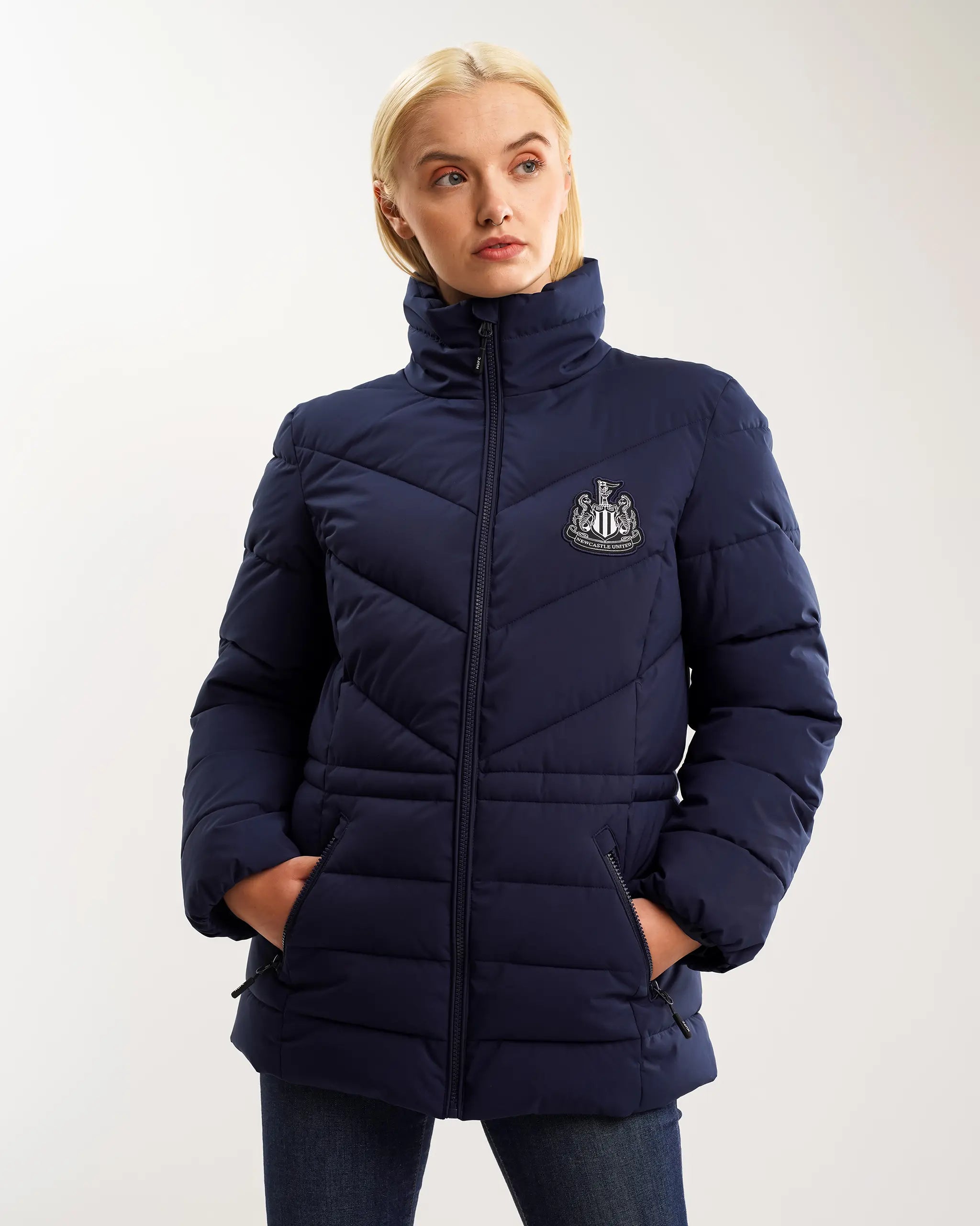 Newcastle United Women's Navy Lightweight Jacket