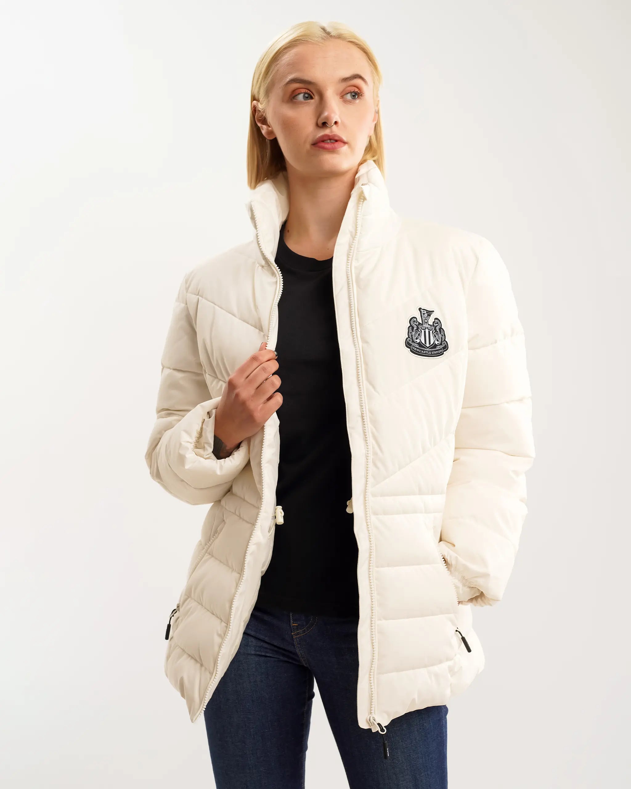 Ladies white lightweight jacket hot sale