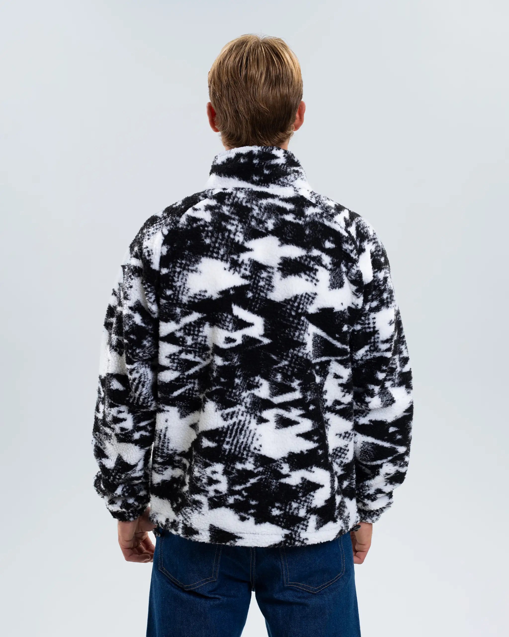 Newcastle United Men's Printed Borg Teddy Fleece Jacket