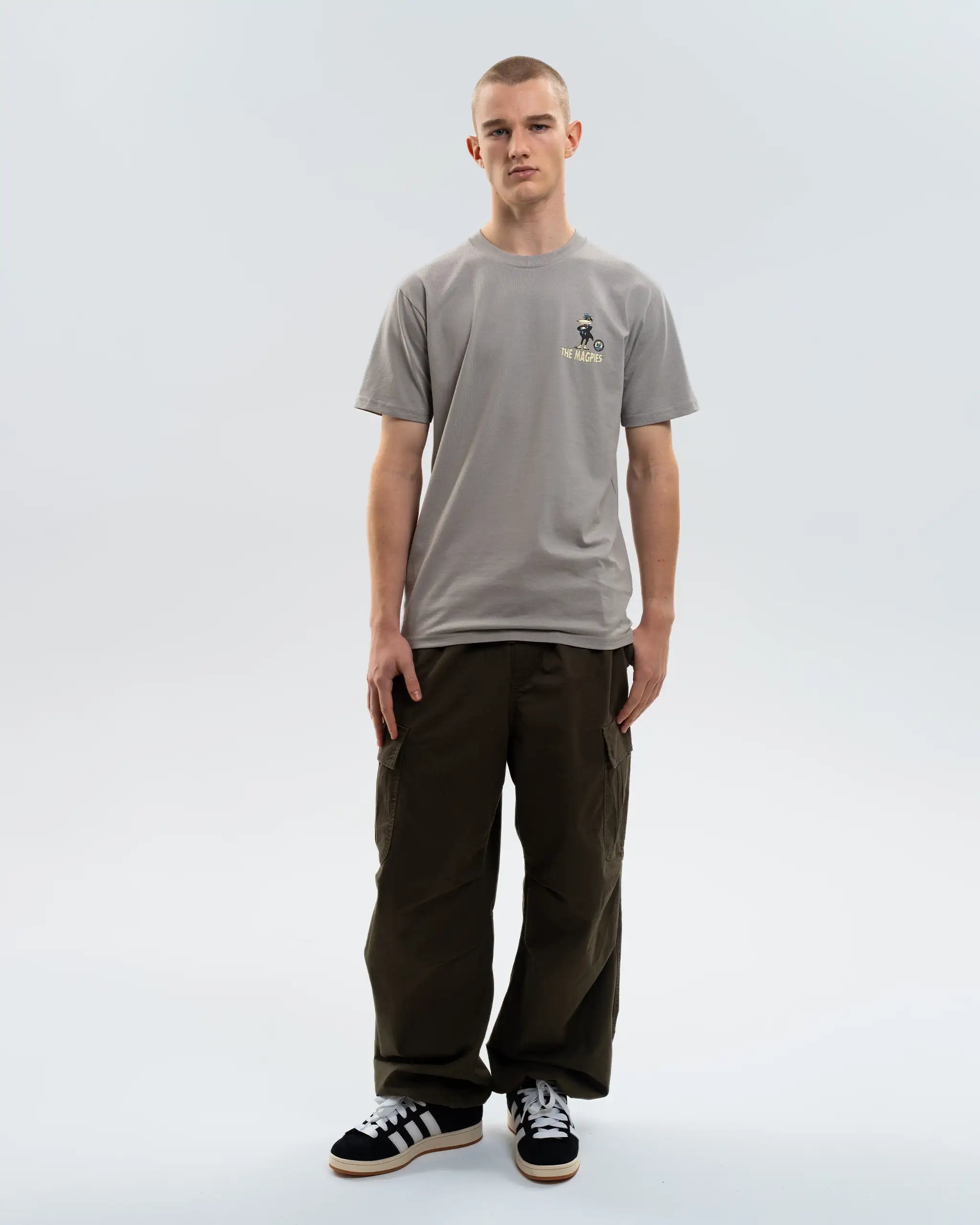 Newcastle United Men's Mr Magpie Grey T-Shirt