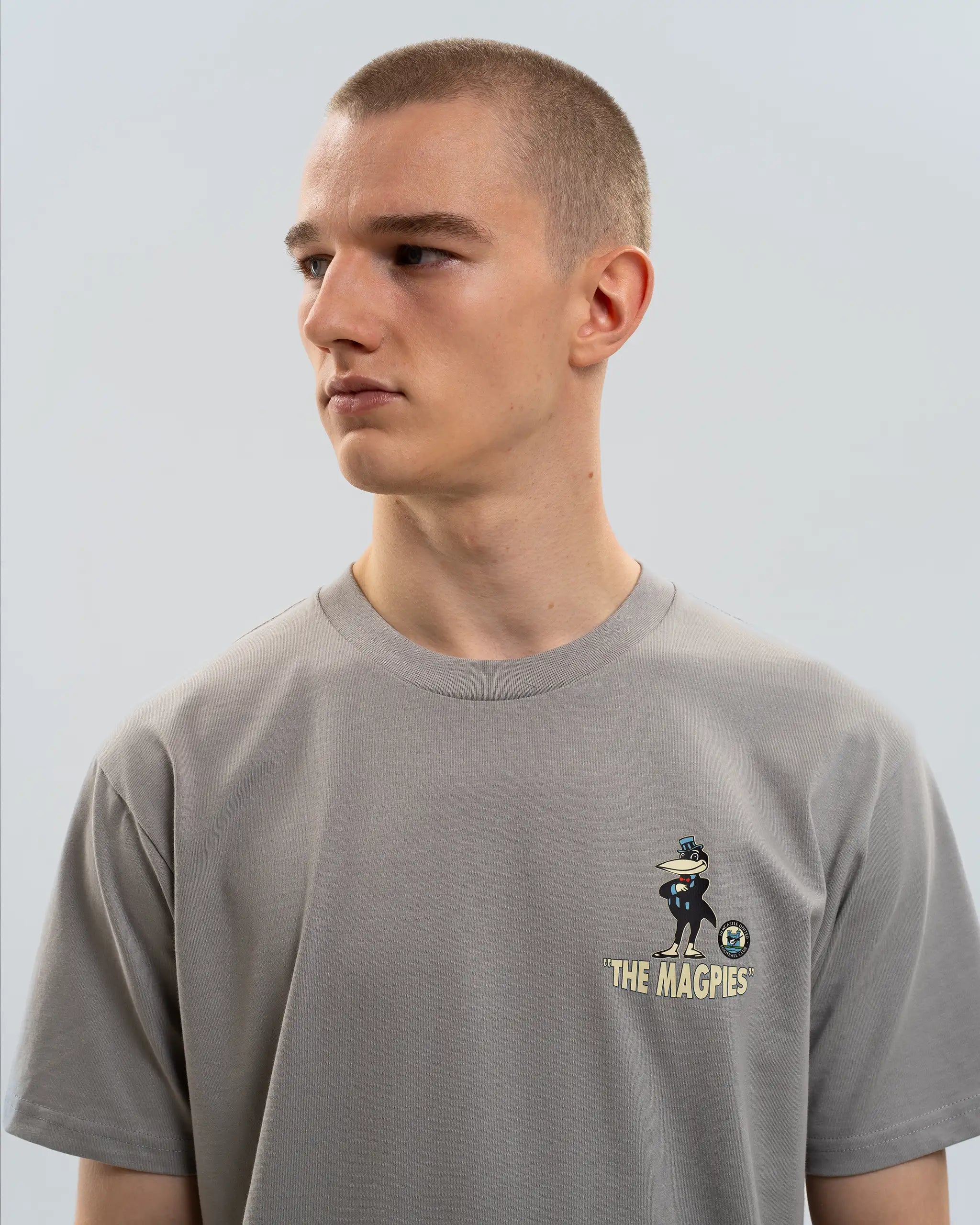 Newcastle United Men's Mr Magpie Grey T-Shirt