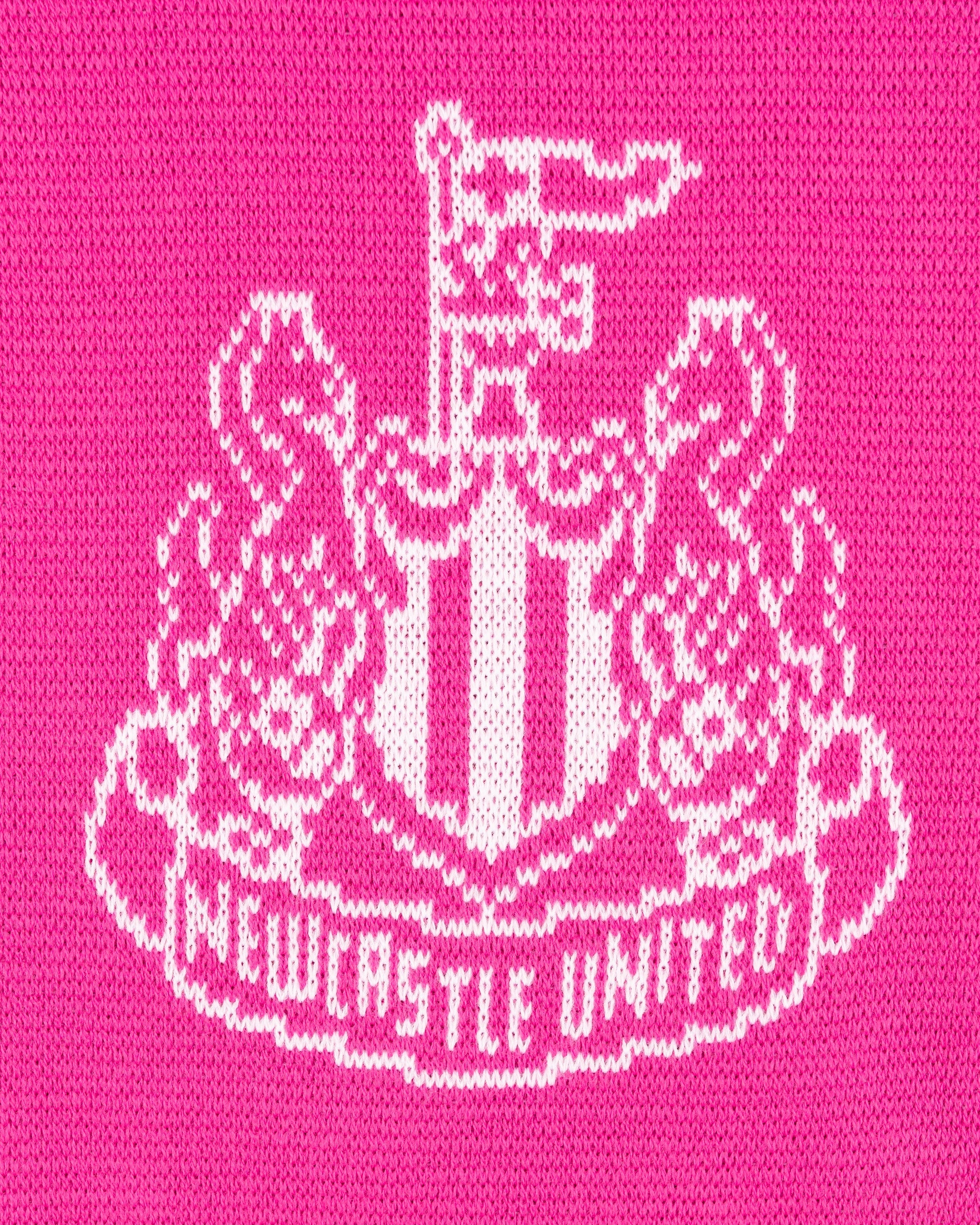 Newcastle United Pink Jacquard Scarf