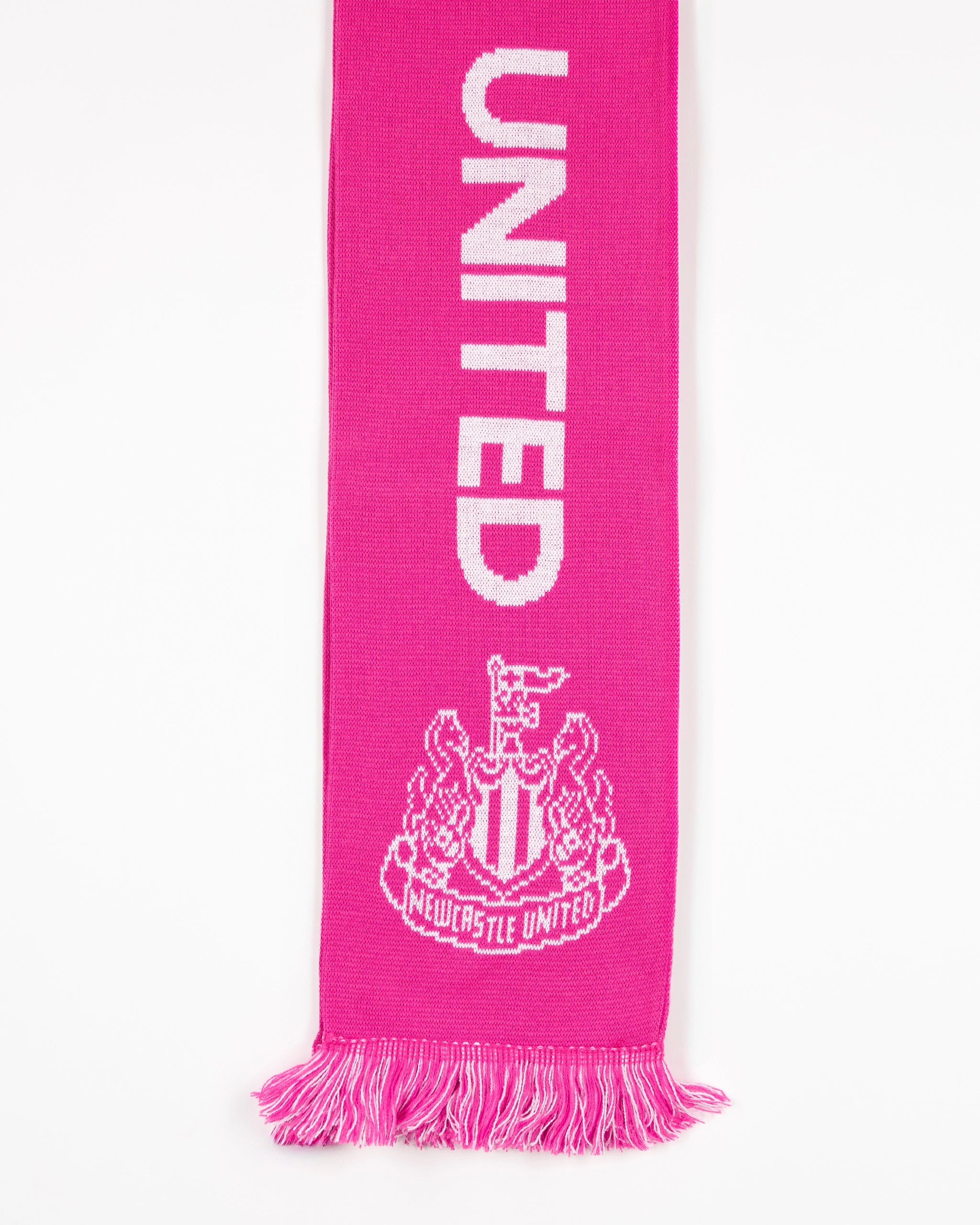 Newcastle United Pink Jacquard Scarf