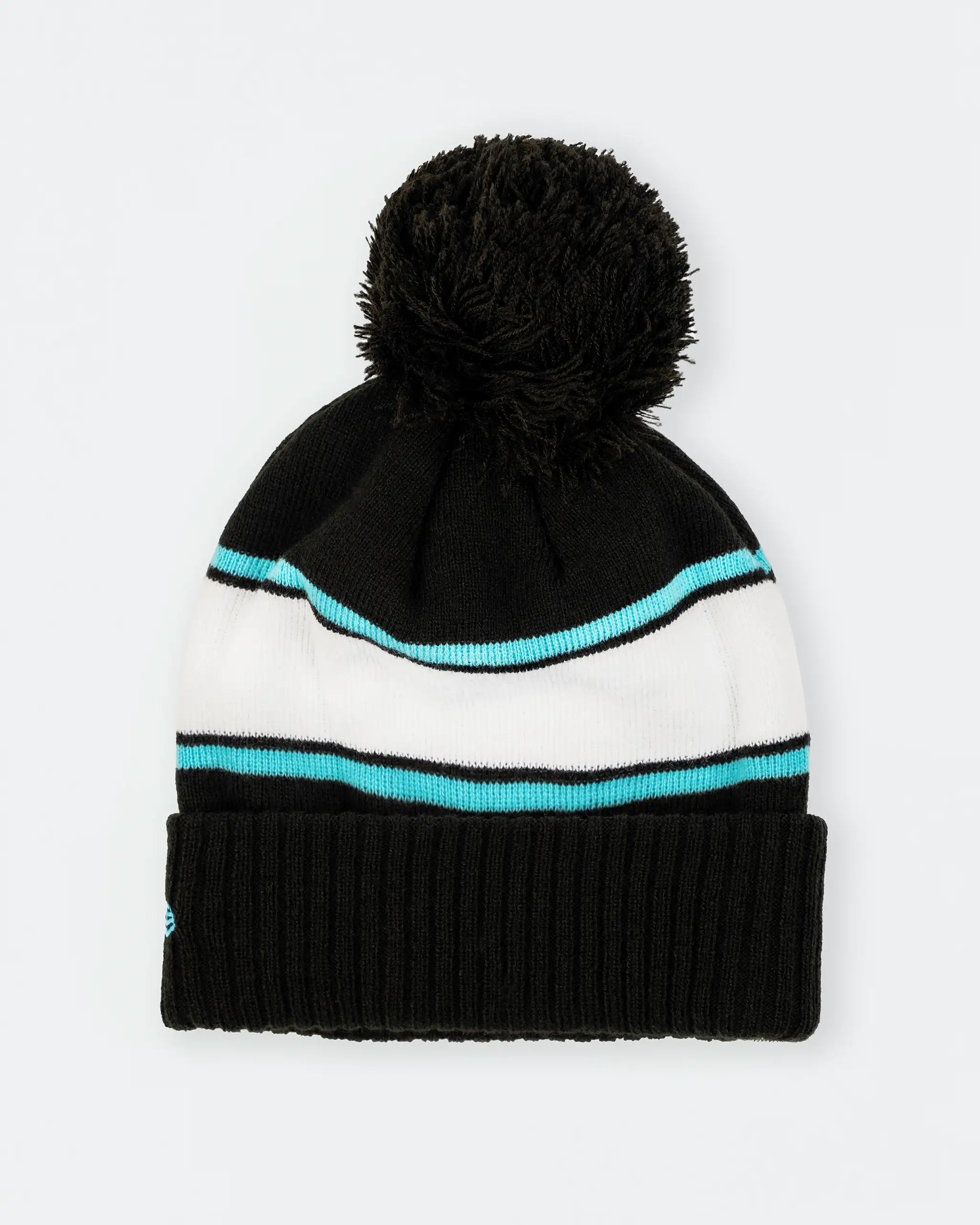 Newcastle United New Era Black & White Sports Cuff Beanie