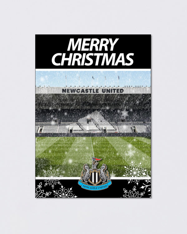 Newcastle United Christmas Stadium Card