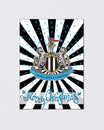 Newcastle United Christmas Crest Card