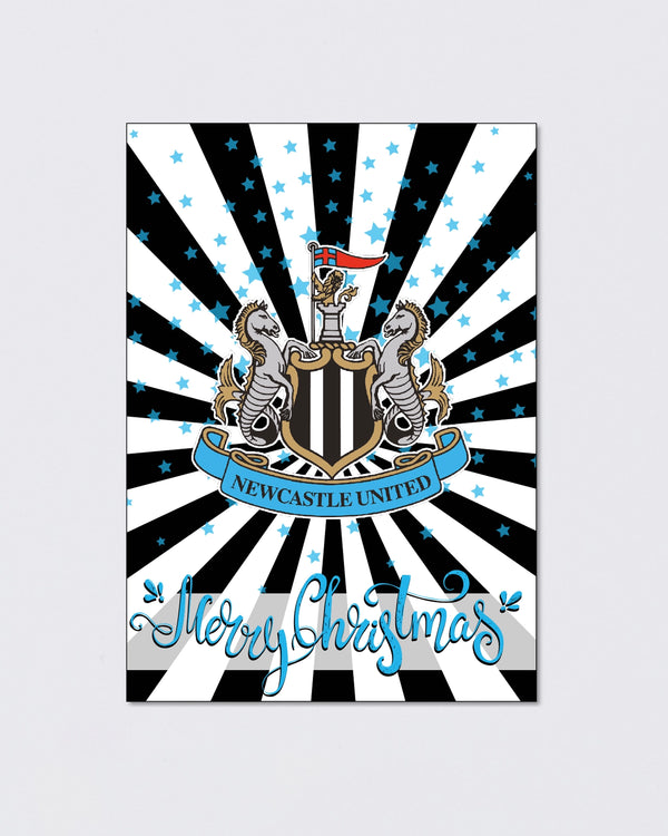 Newcastle United Christmas Crest Card