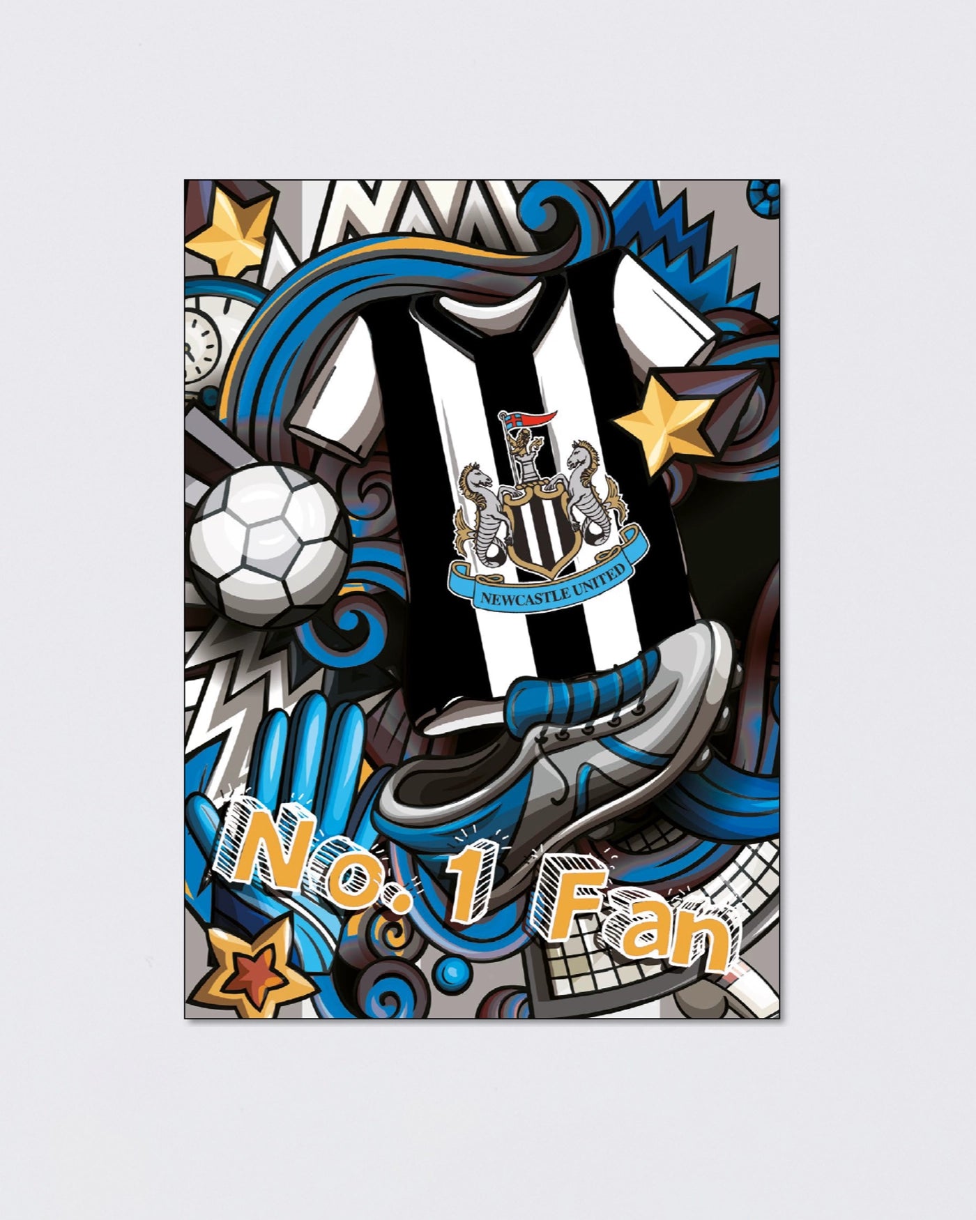 Newcastle United No.1 Fan Card