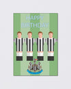 Newcastle United Birthday Players Card