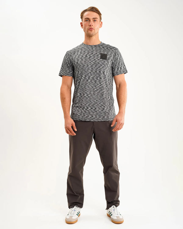 Newcastle United Men's Black Spacedye Tee