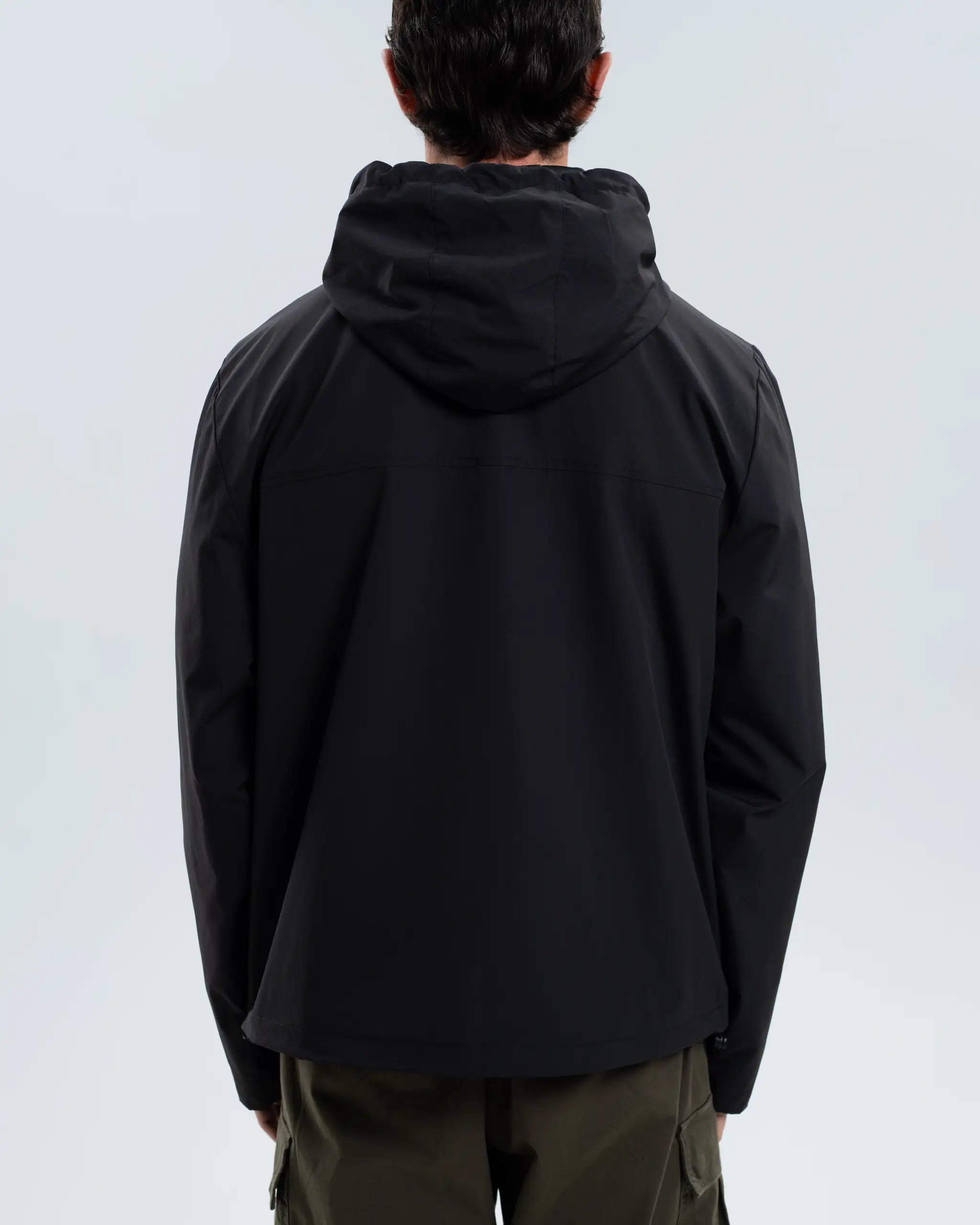 Newcastle United Black Hooded Shower Jacket