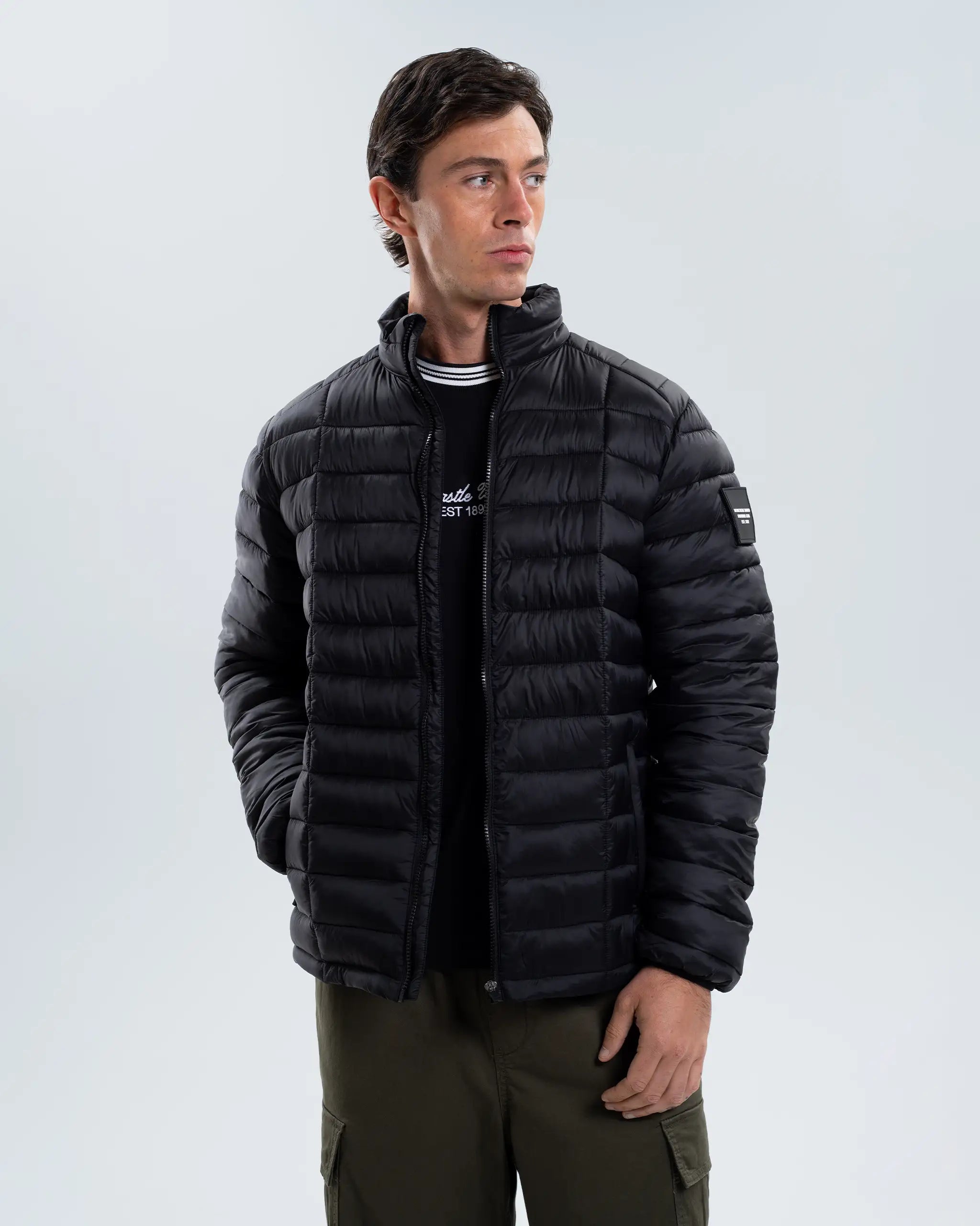 Newcastle United Black Puffer Jacket