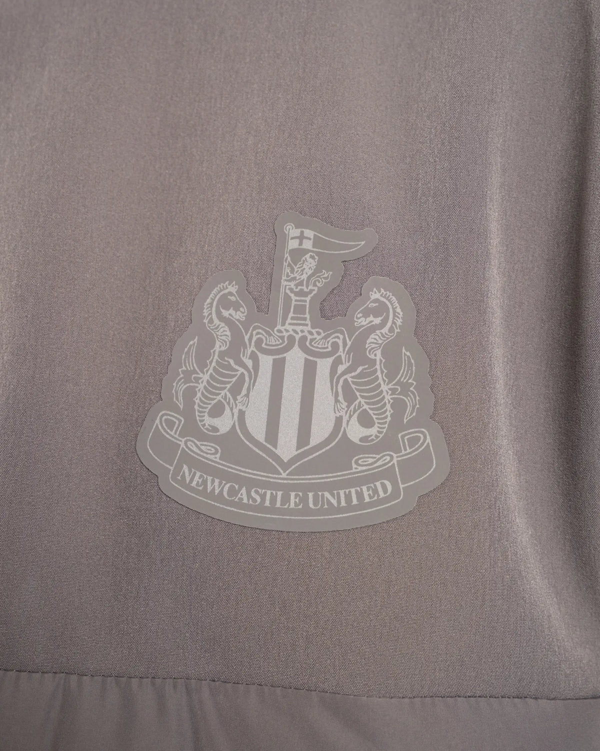 Newcastle United Men's Grey Hooded Hybrid Jacket