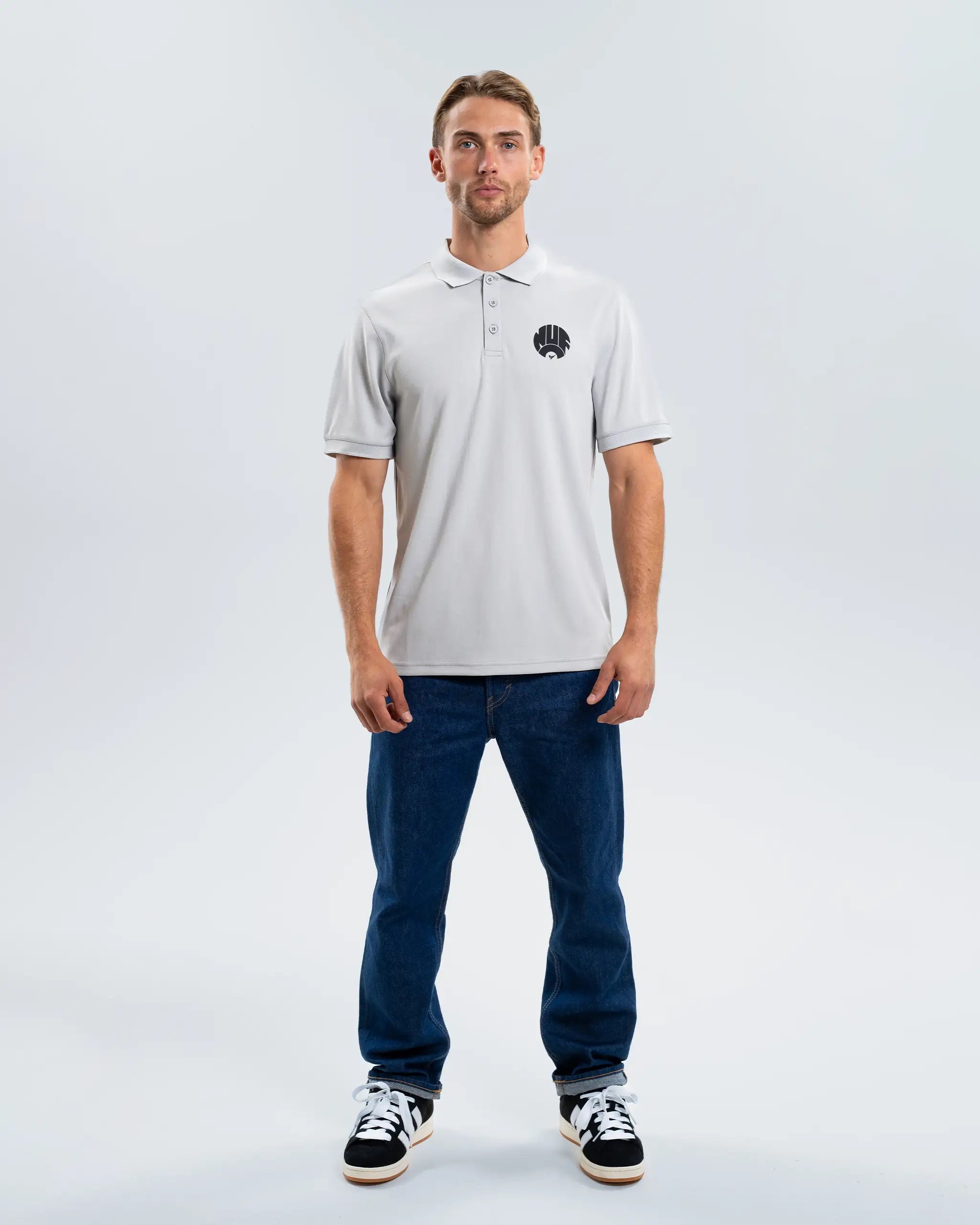 Newcastle United Cool Grey Tech Polo Shirt