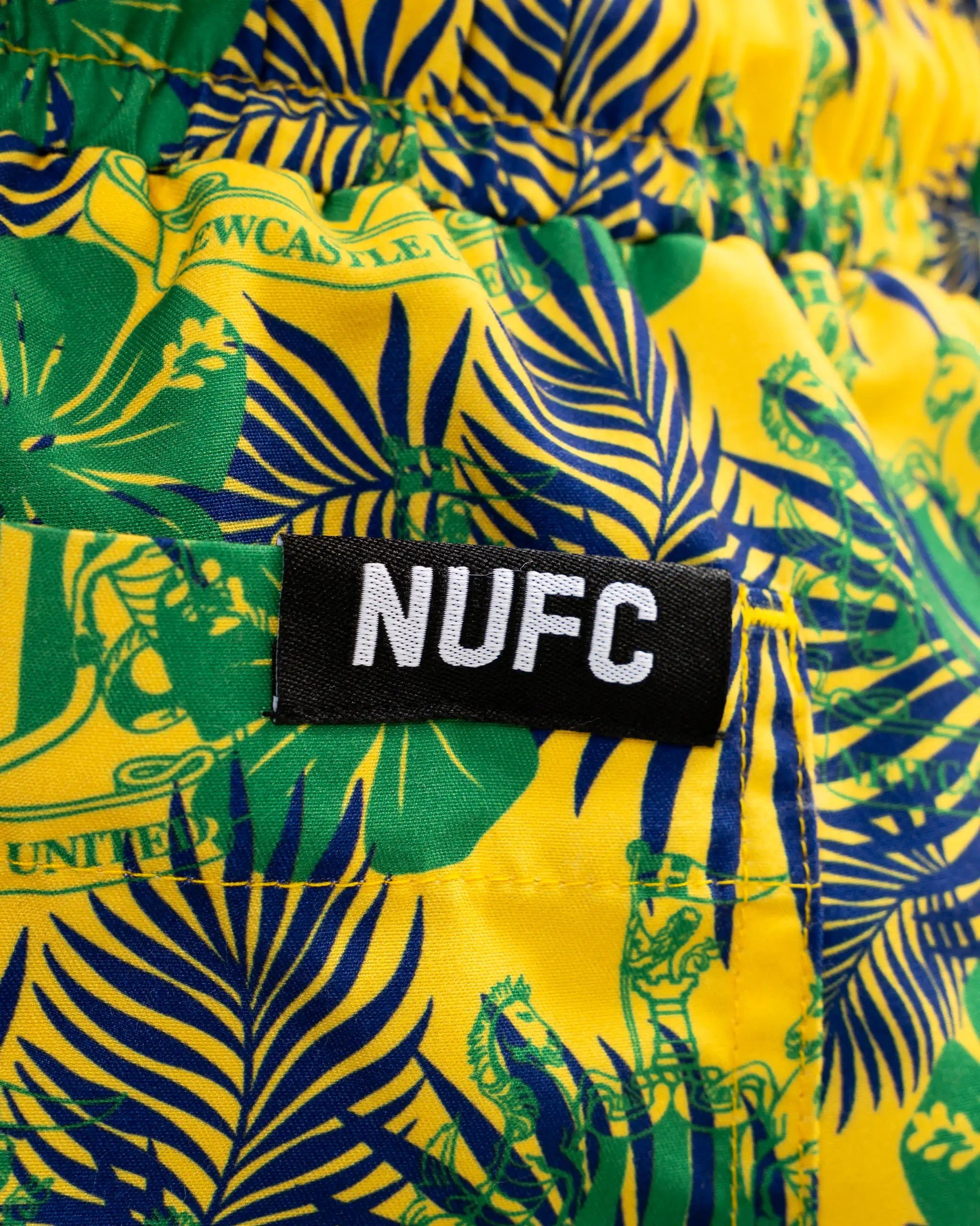 Newcastle United Men's Yellow Holiday Swim Shorts