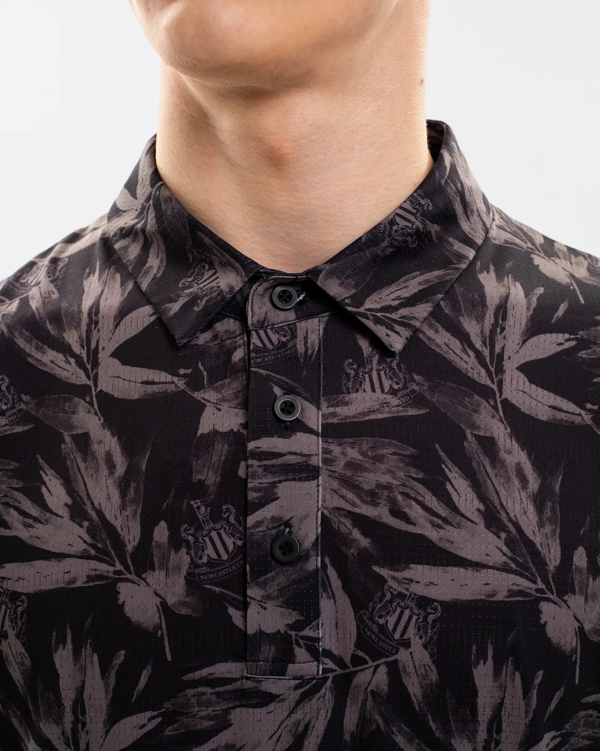 Newcastle United Men's Black Summer Polo Shirt