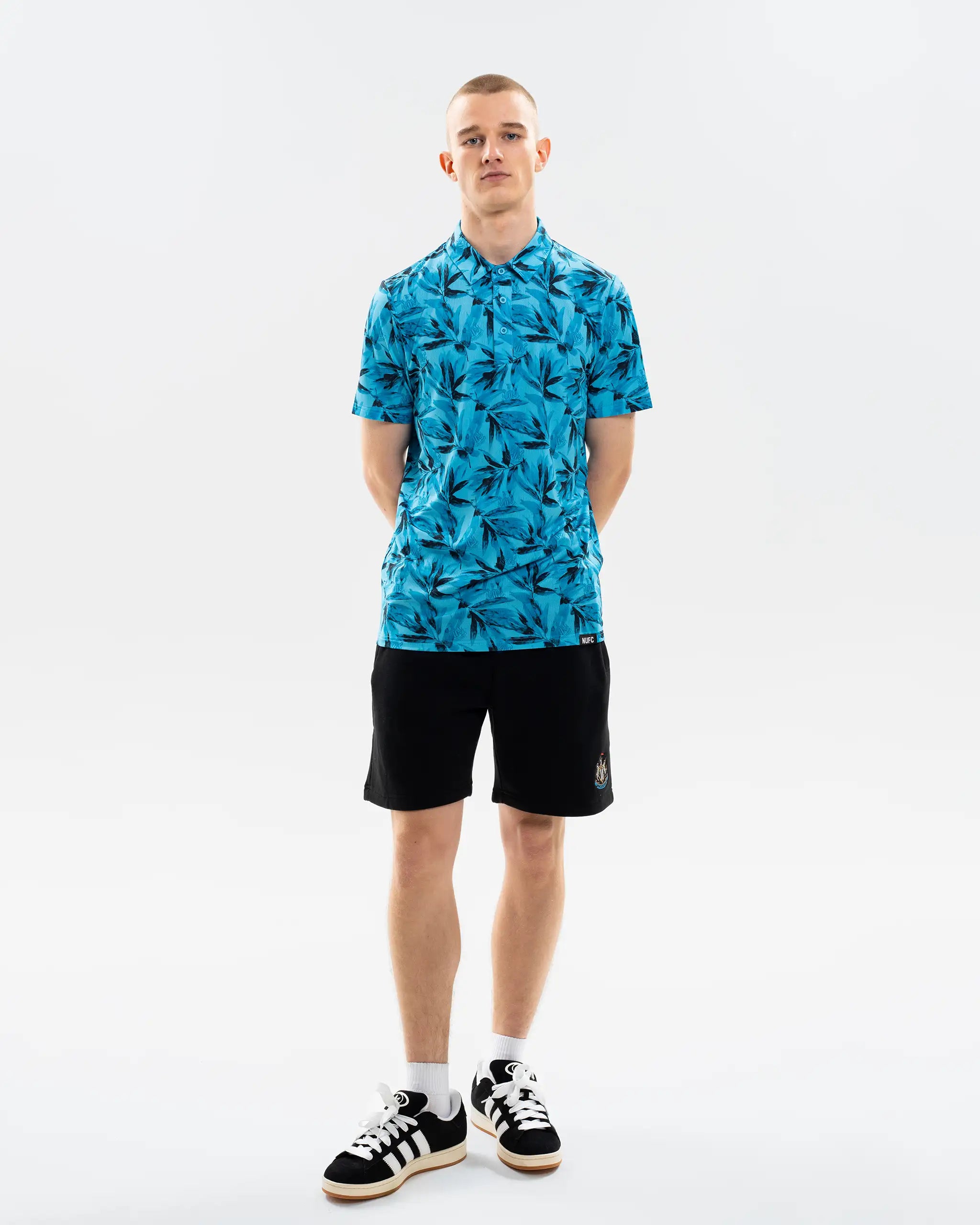 Newcastle United Men's Blue Summer Polo Shirt