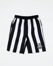 Newcastle United Kids' Black & White Striped Swim Shorts