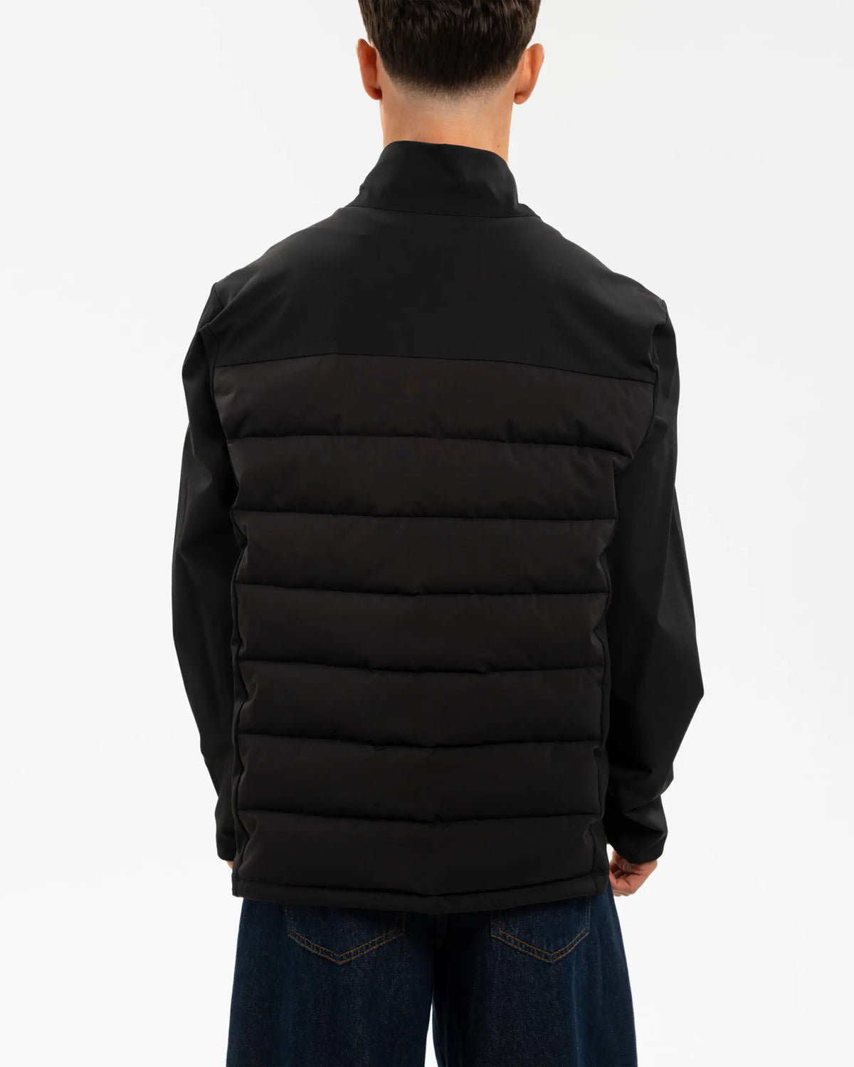 Newcastle United Men's Black Hybrid Jacket